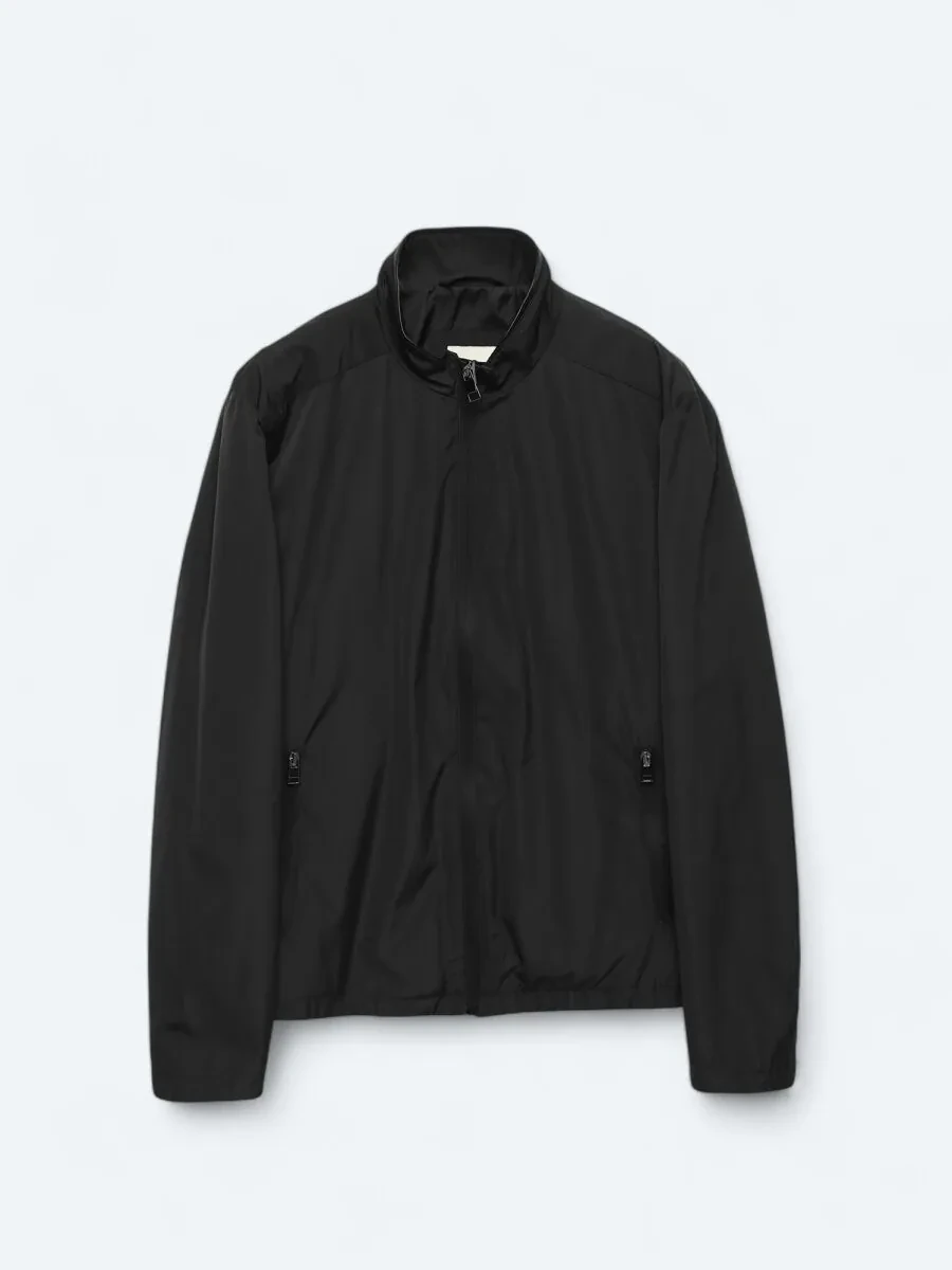 Black Weaving Coat - 1