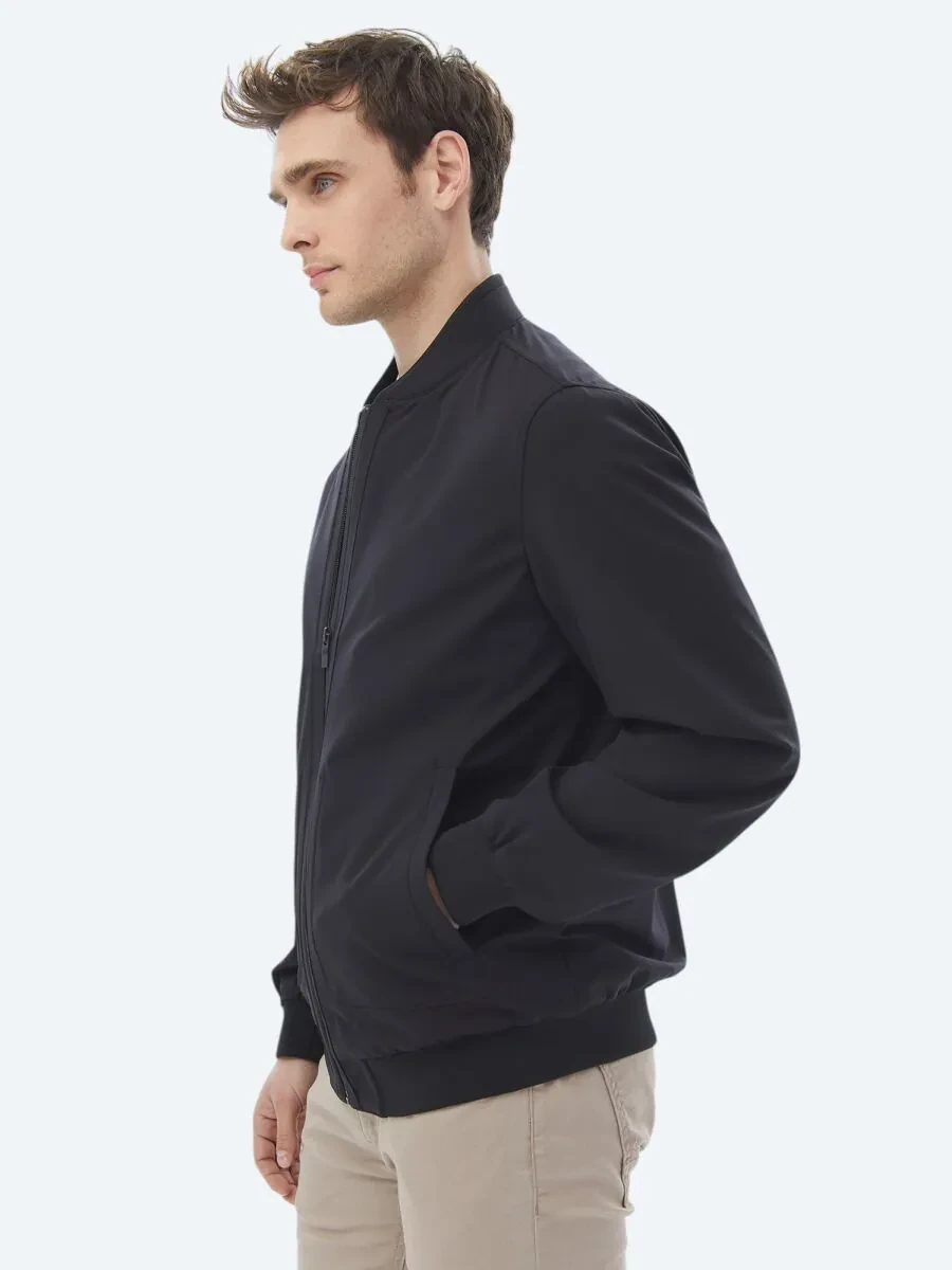 Black Weaving Coat - 5