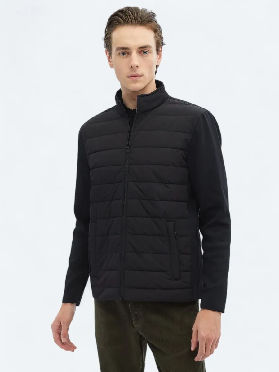 Black Weaving Coat - 3
