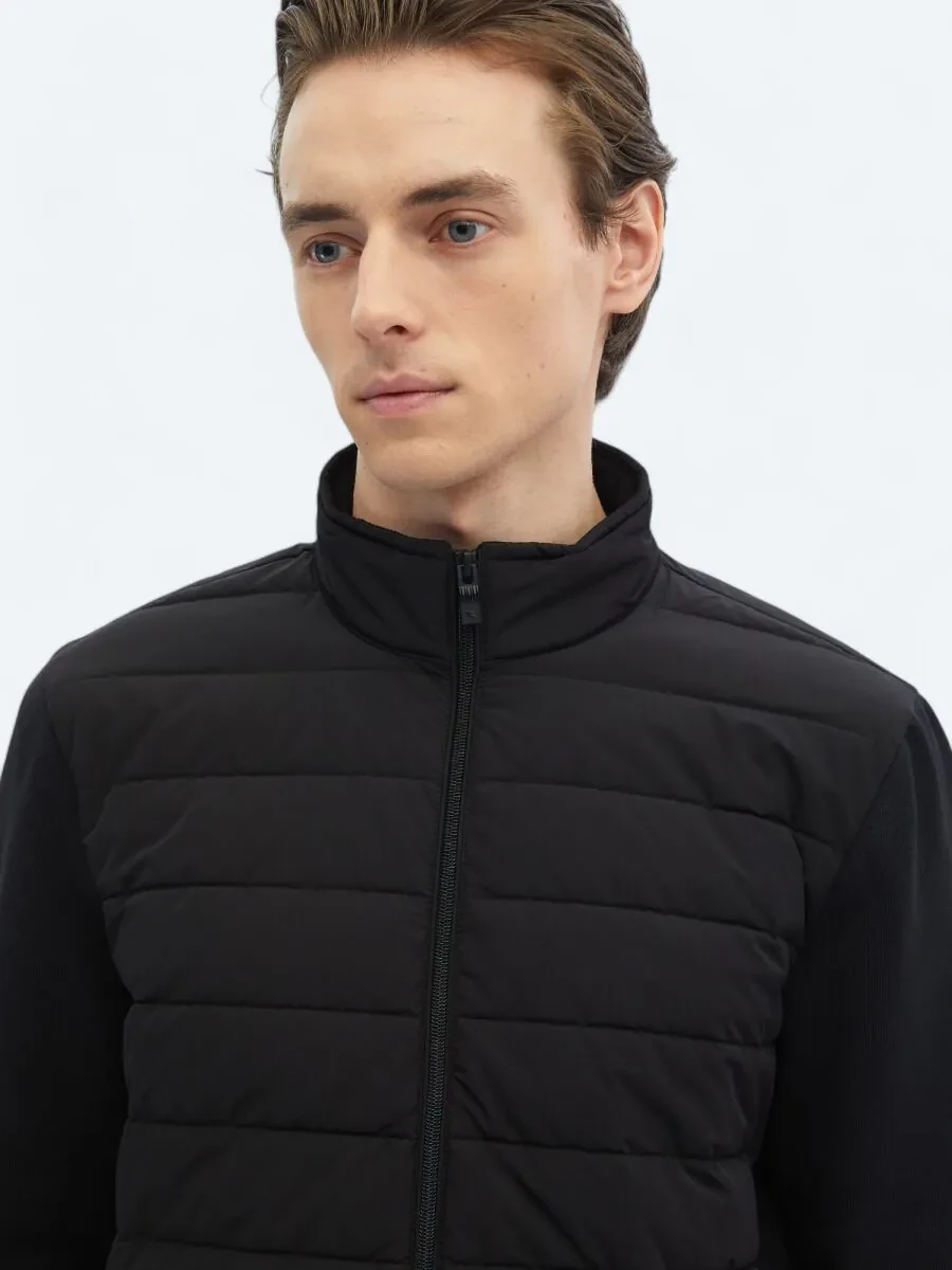 Black Weaving Coat - 5
