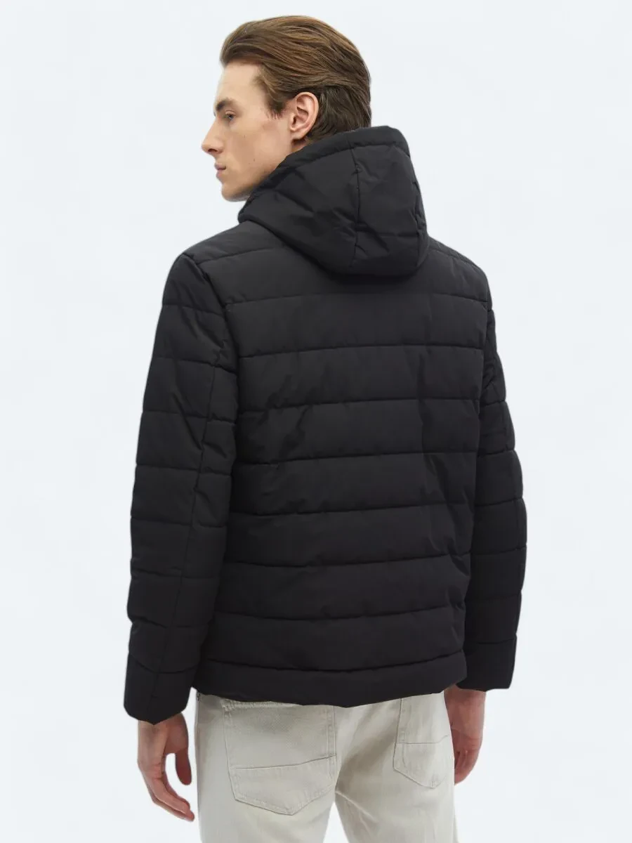 Black Weaving Coat - 6