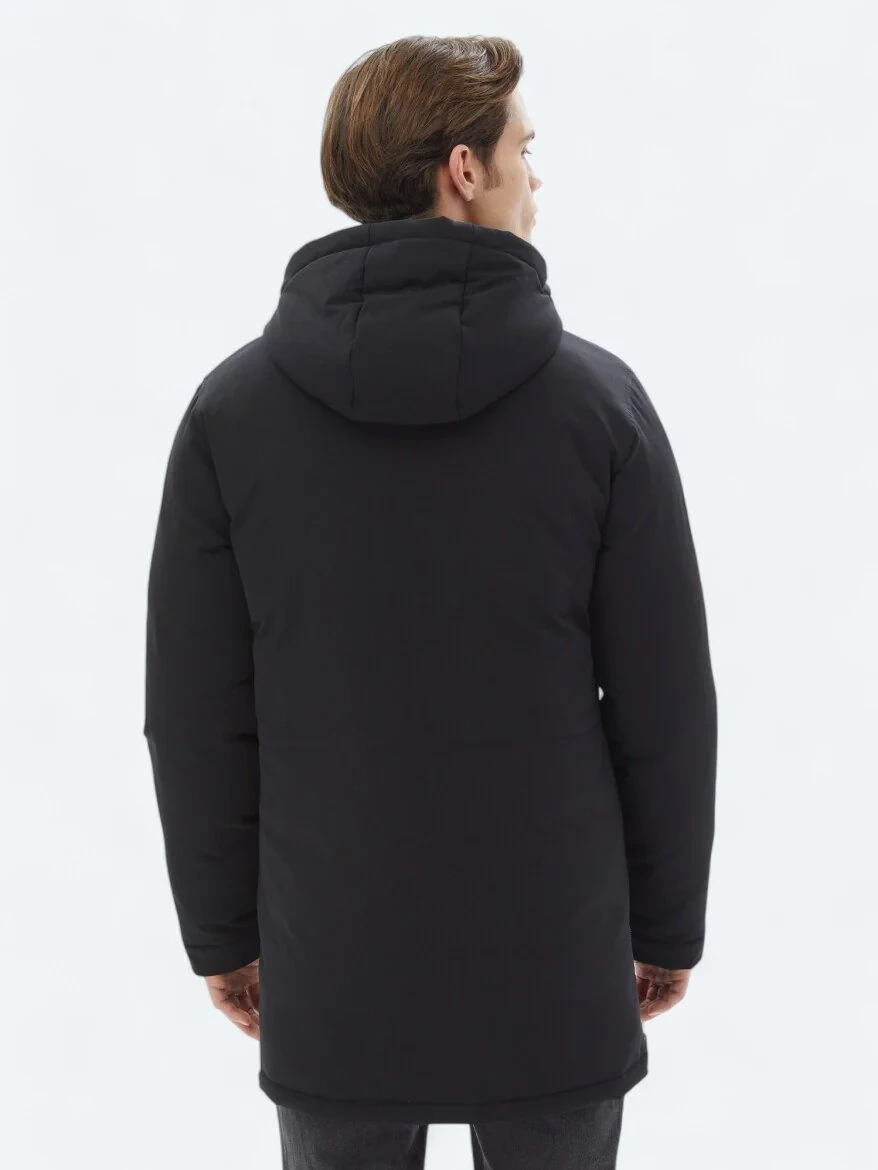 Black Weaving Coat - 11
