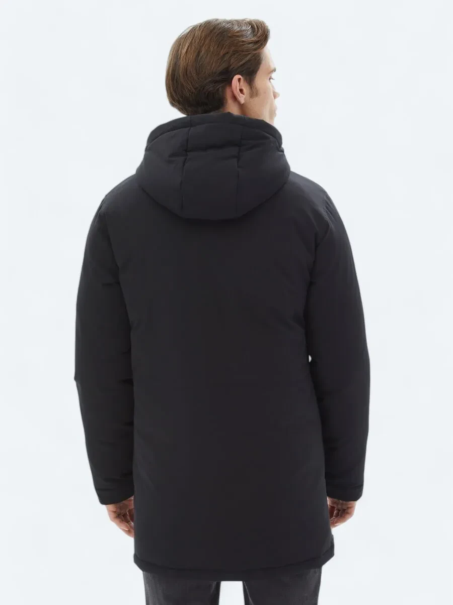Black Weaving Coat - 11