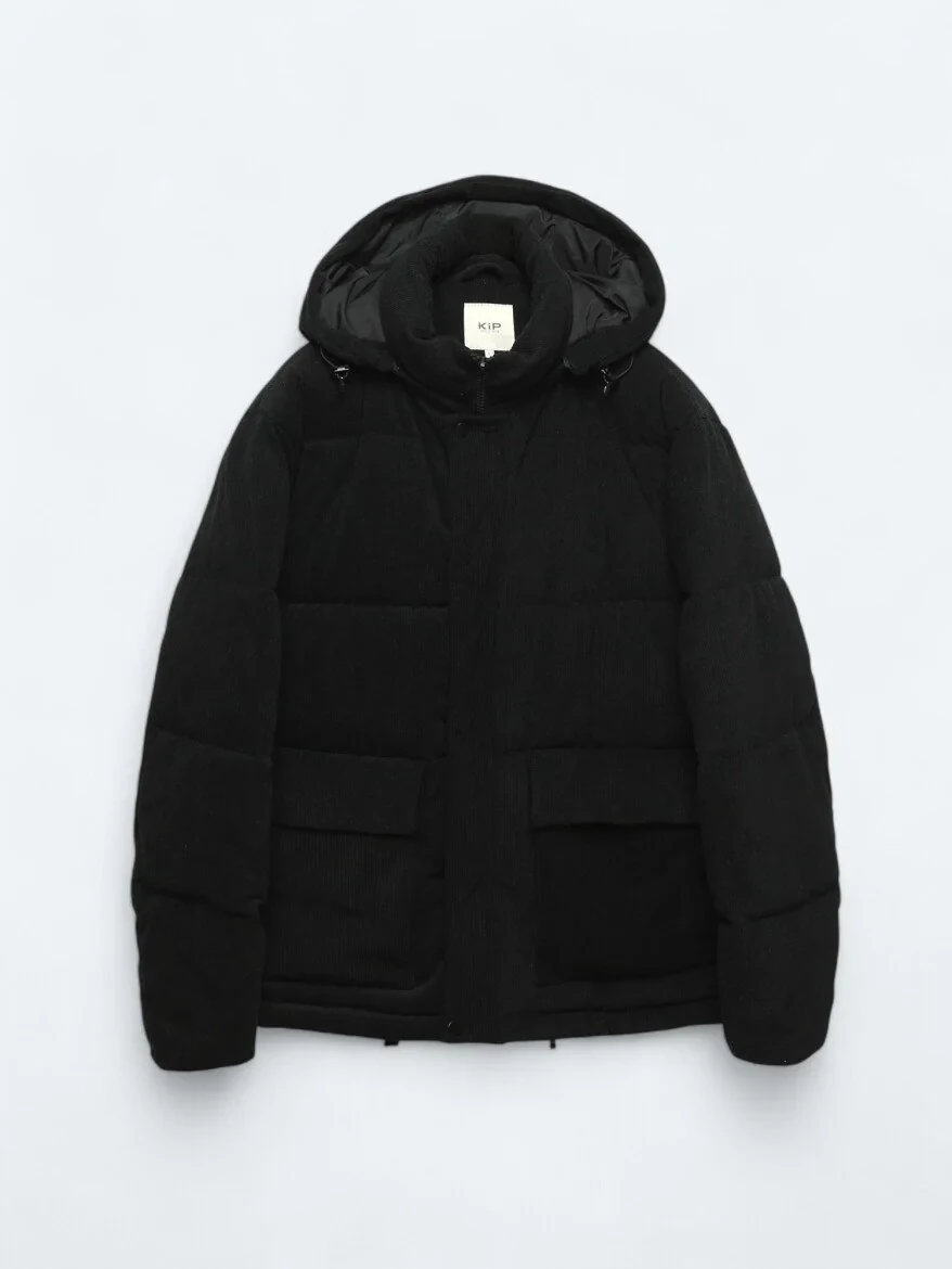 Black Weaving Coat - 11