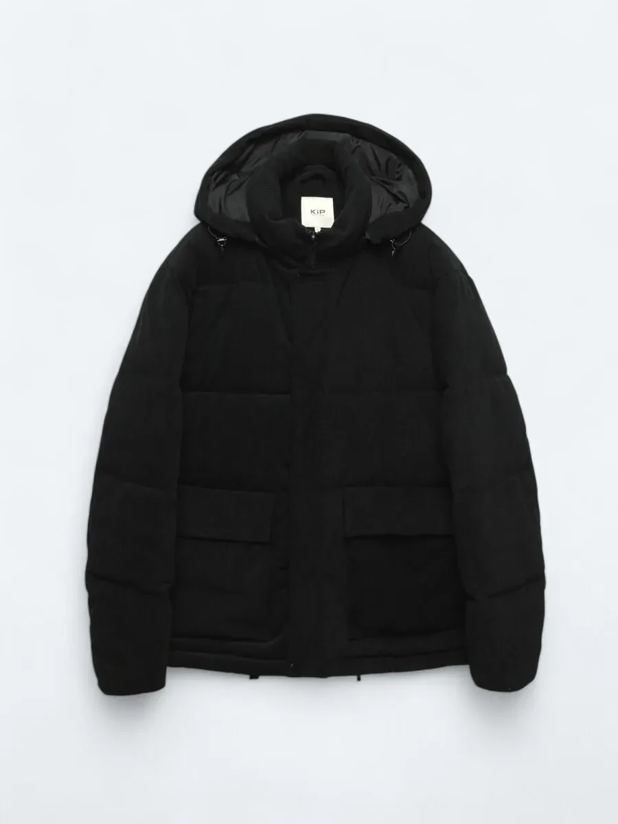 Black Weaving Coat - 11