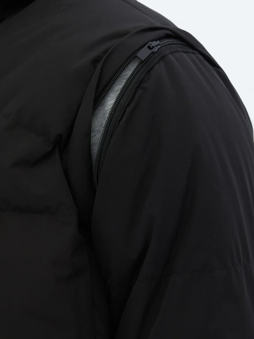 Black Weaving Coat - 7