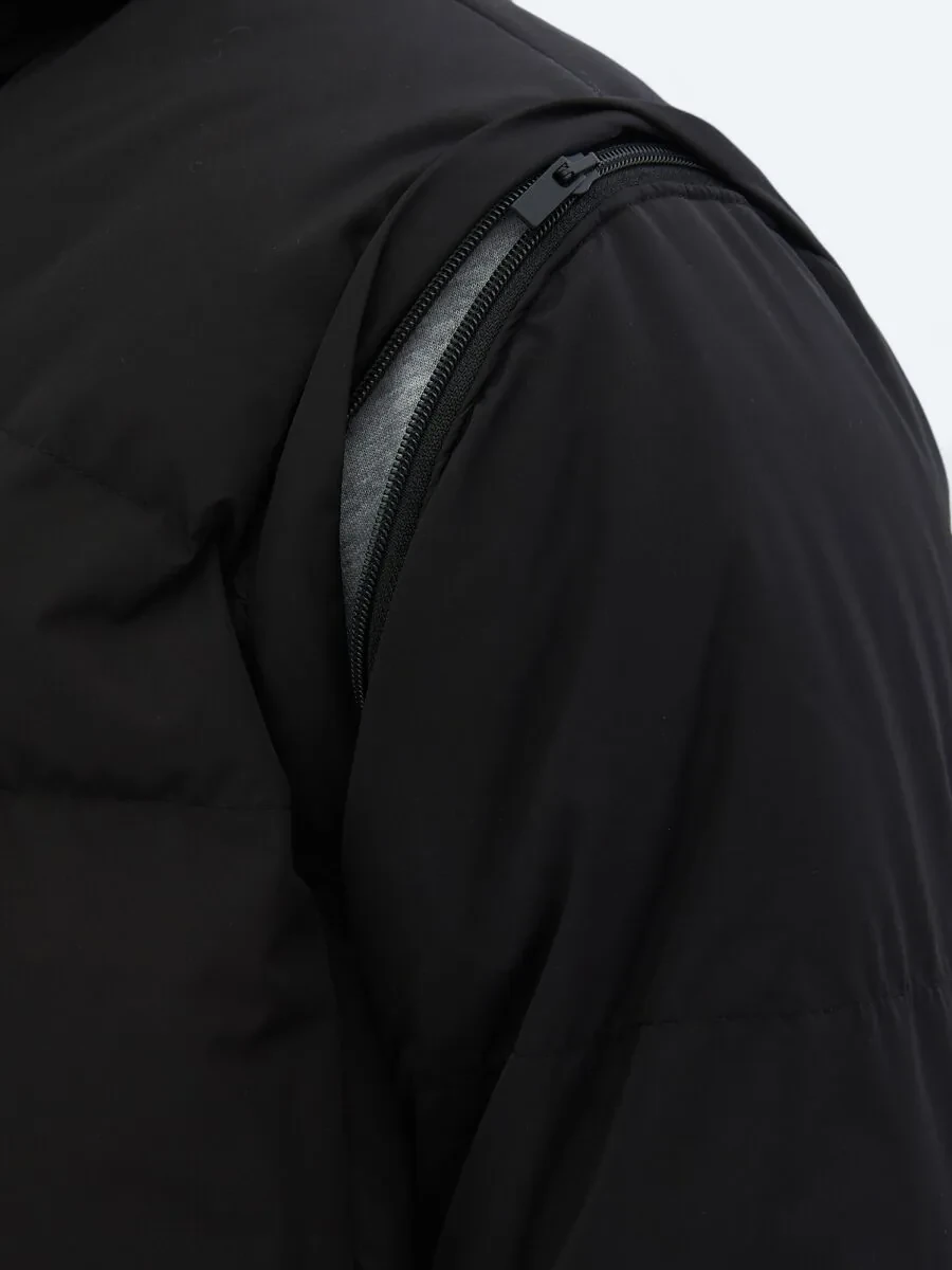 Black Weaving Coat - 7