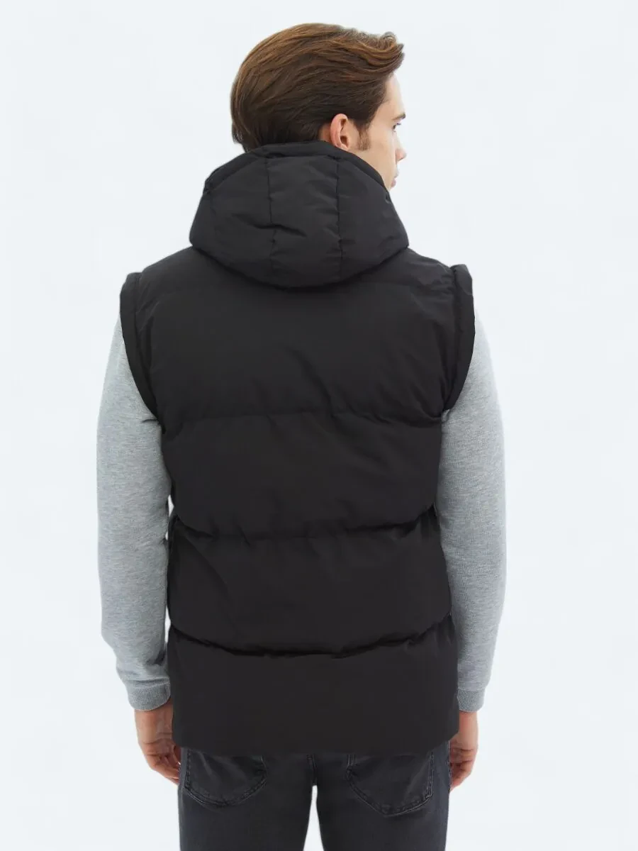Black Weaving Coat - 10