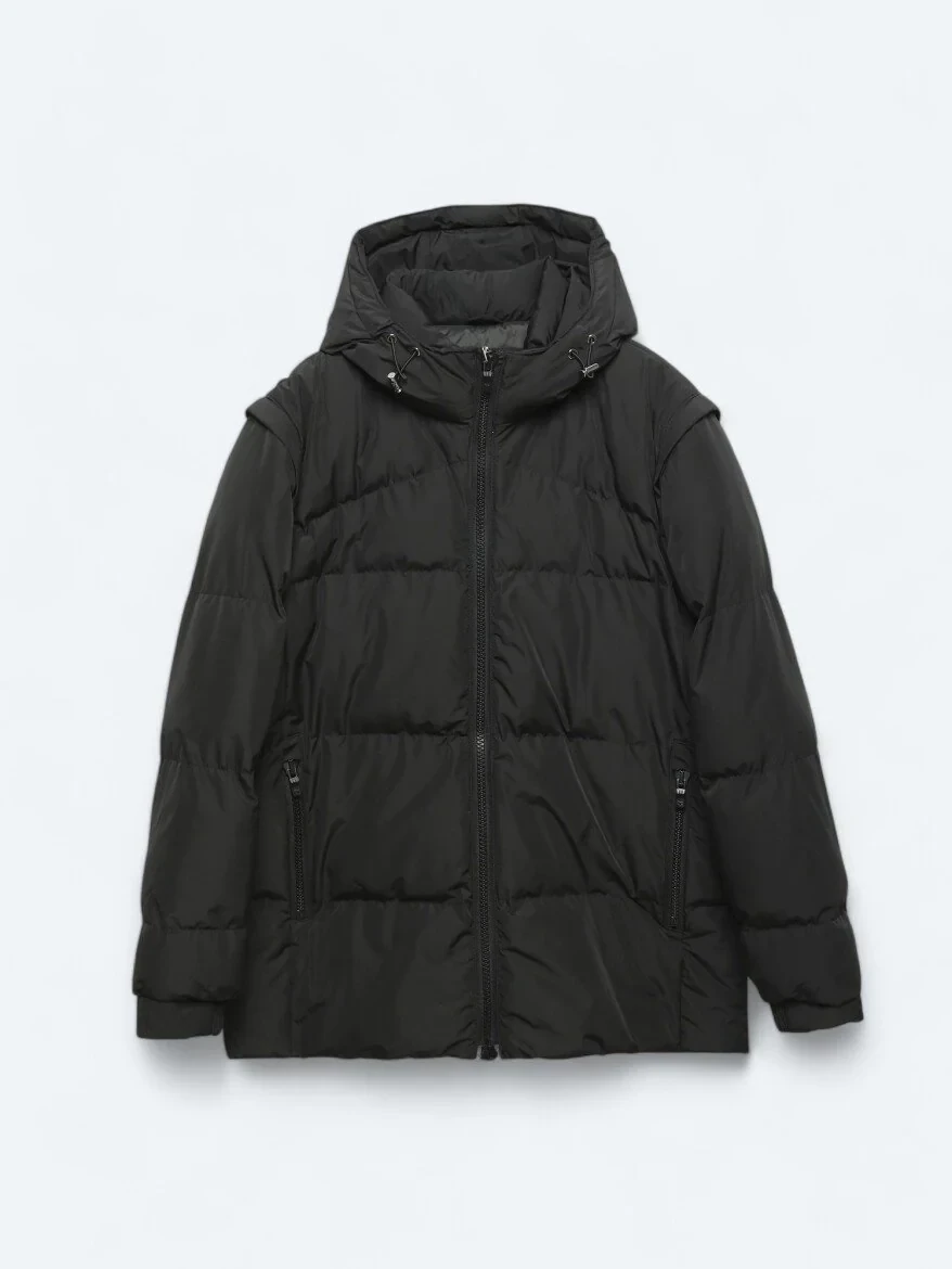 Black Weaving Coat - 11