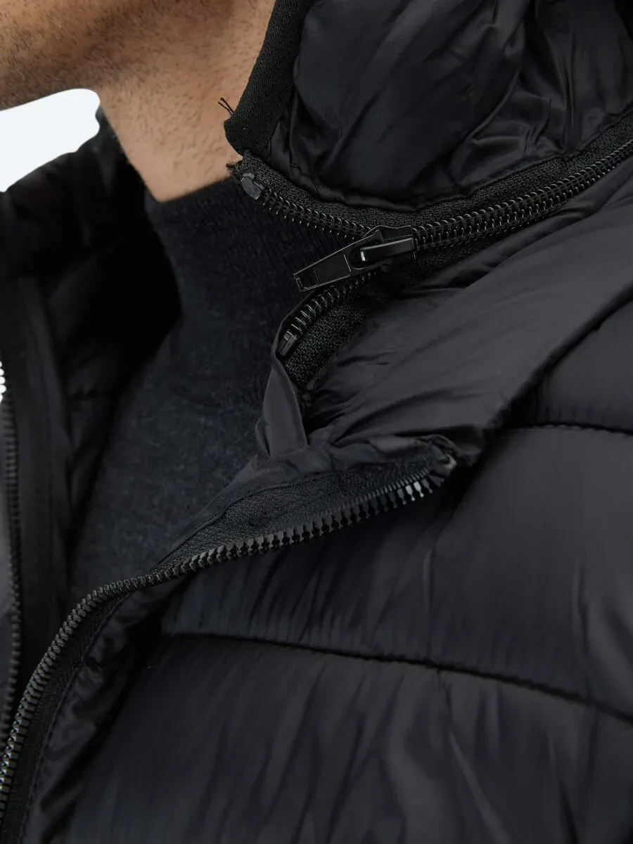 Black Weaving Coat - 5