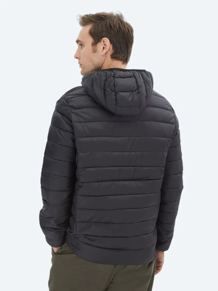 Black Weaving Coat - 6