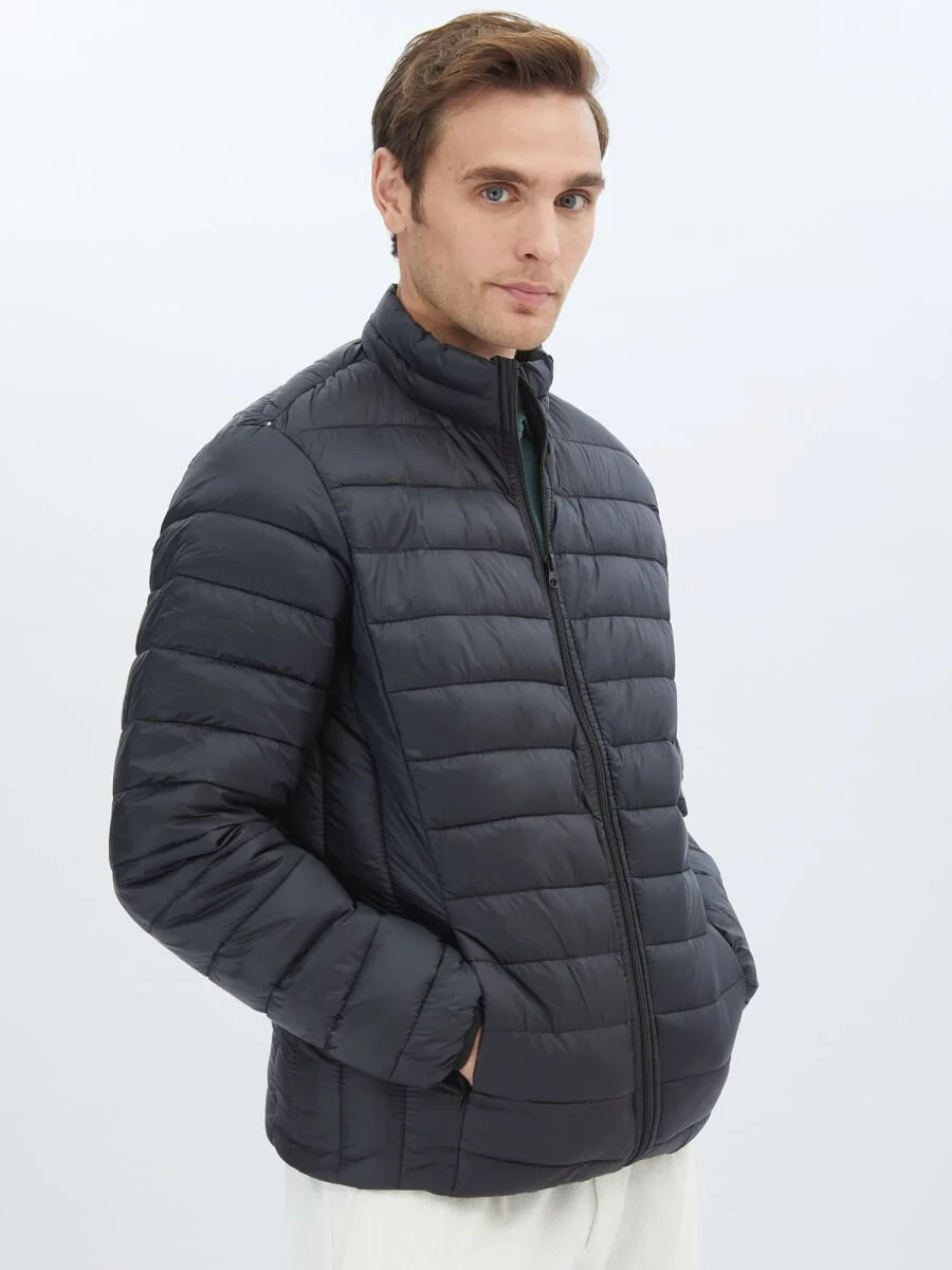 Black Weaving Coat - 4