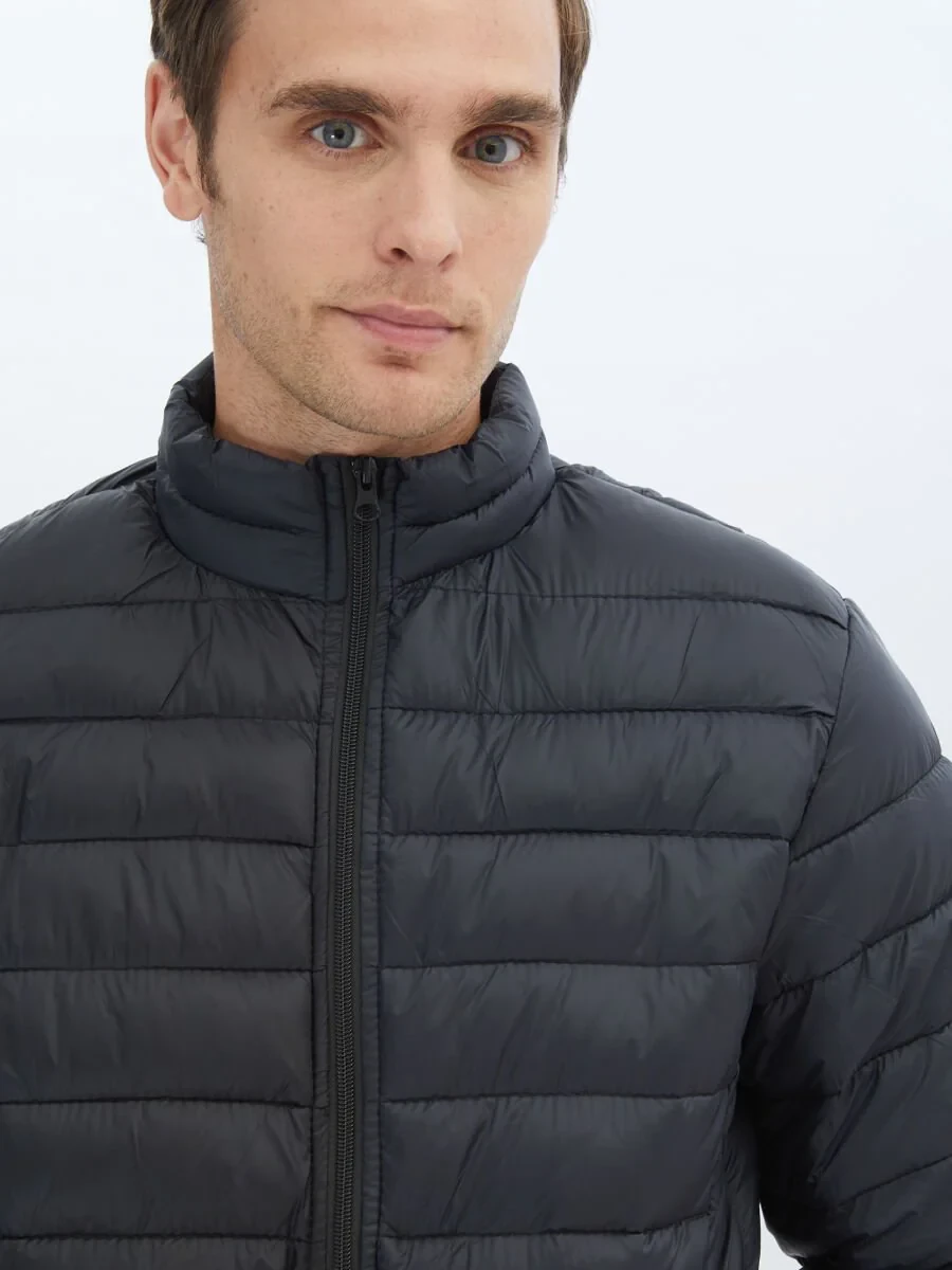 Black Weaving Coat - 5