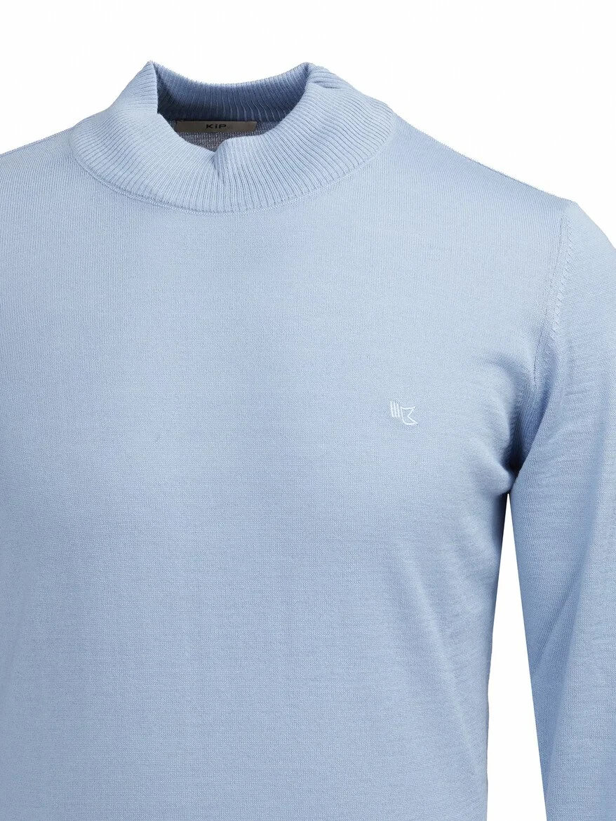 Blue Knitwear Sweatshirt - 2