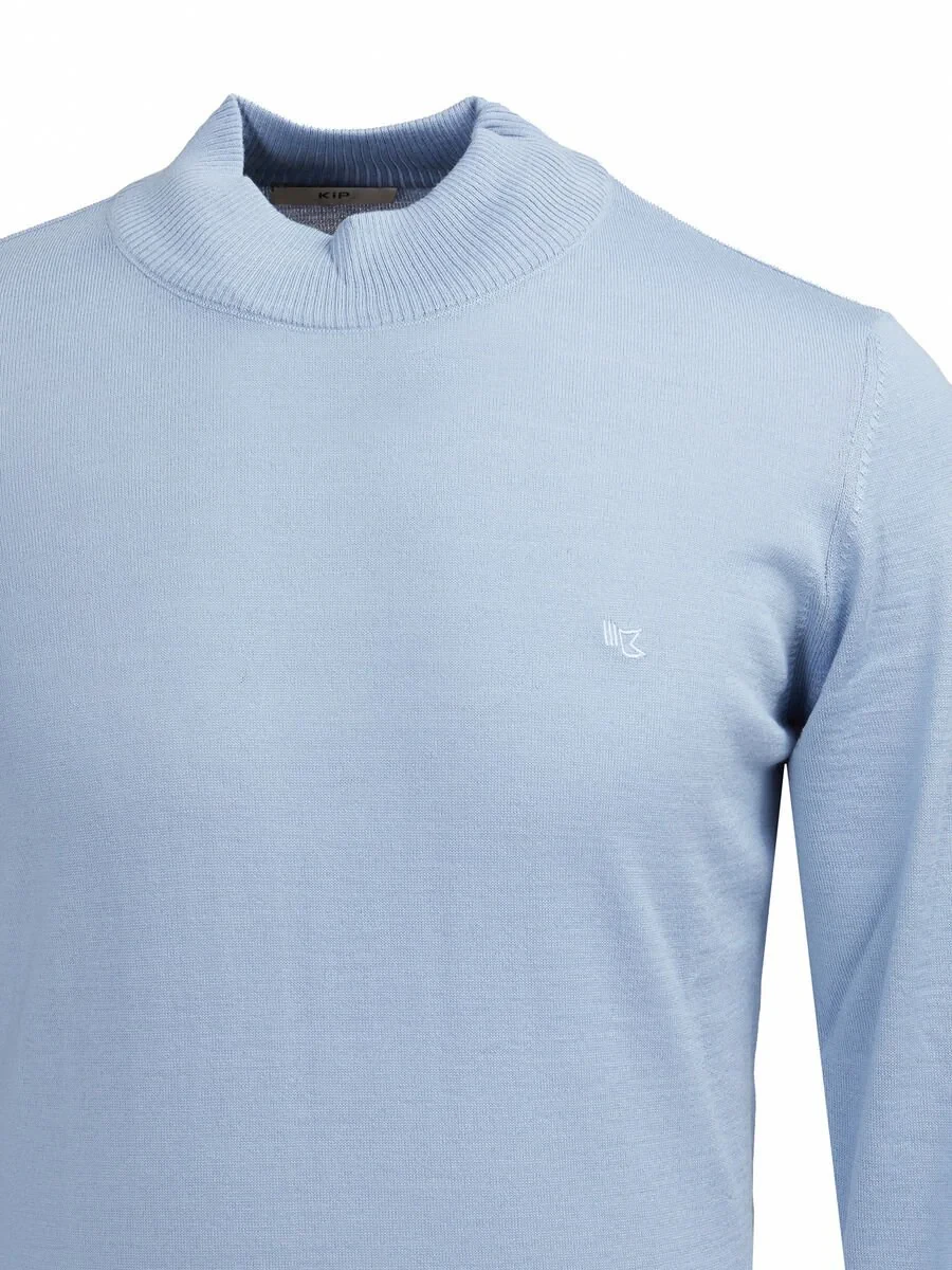 Blue Knitwear Sweatshirt - 2