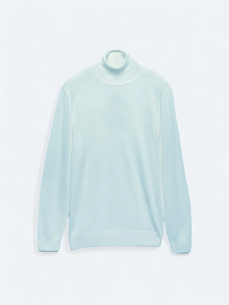 Blue Knitwear Sweatshirt - 6