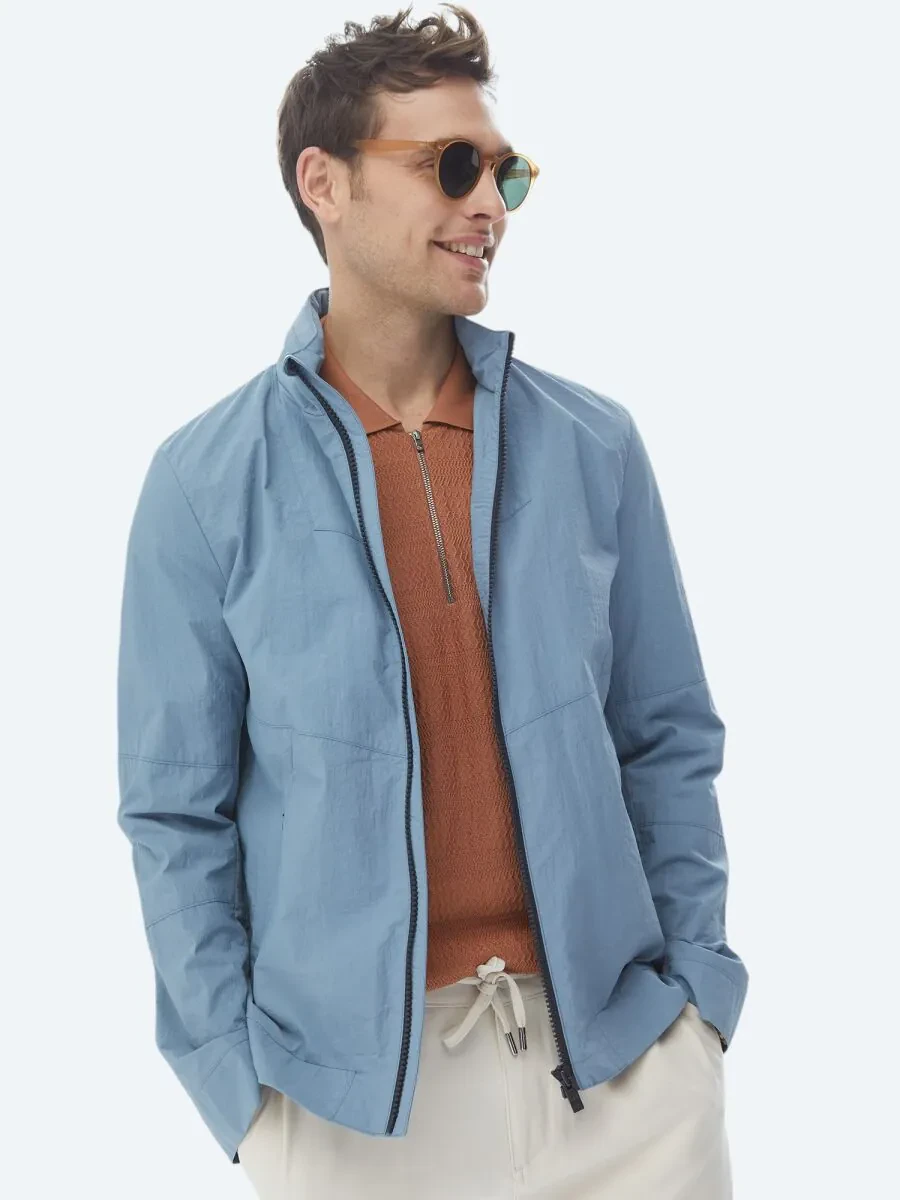 Blue Weaving Coat - 1