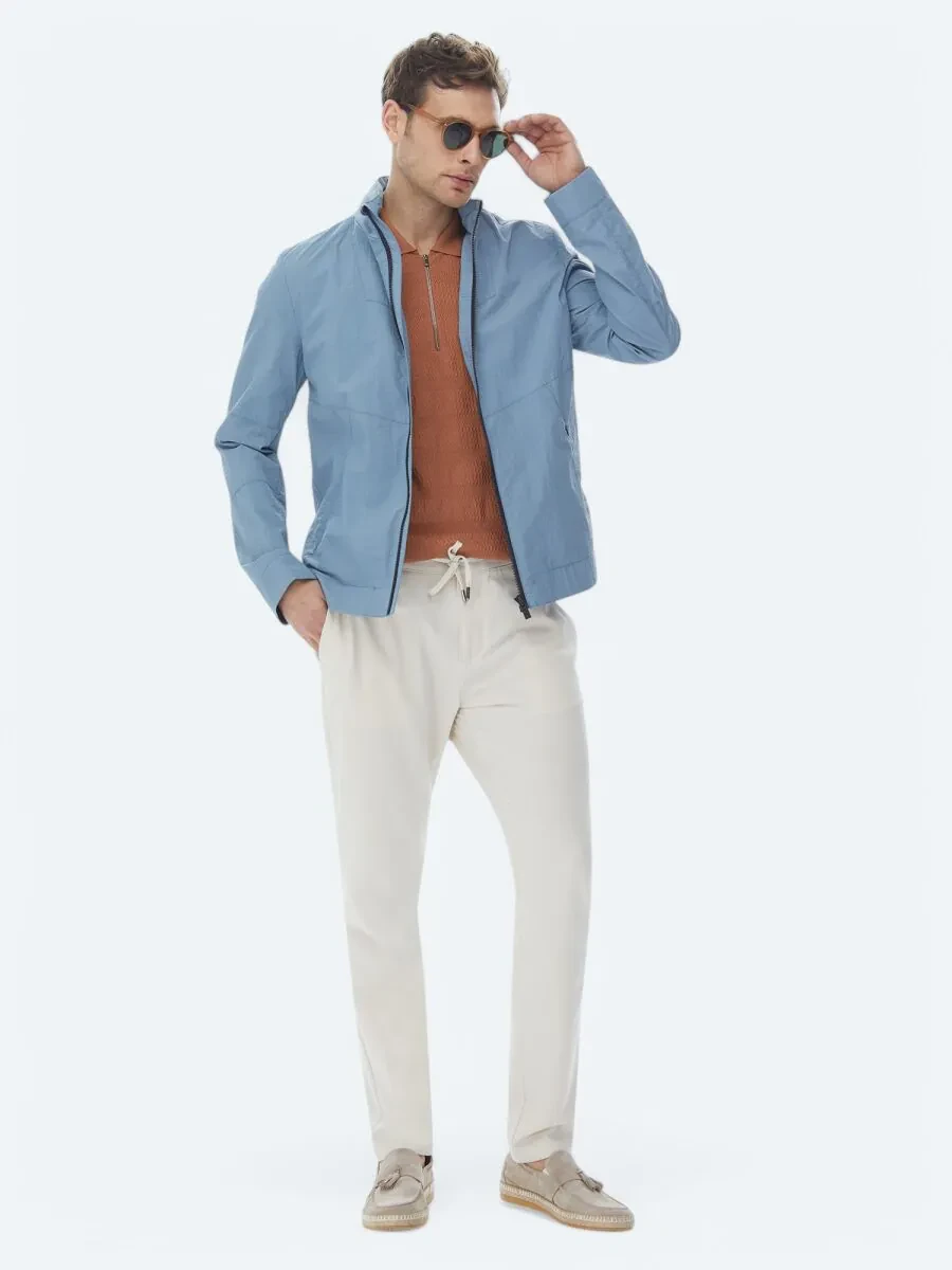 Blue Weaving Coat - 3