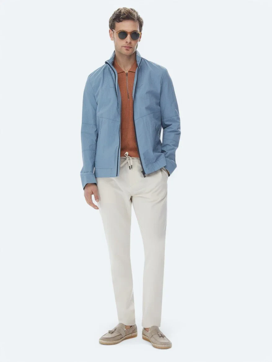 Blue Weaving Coat - 7