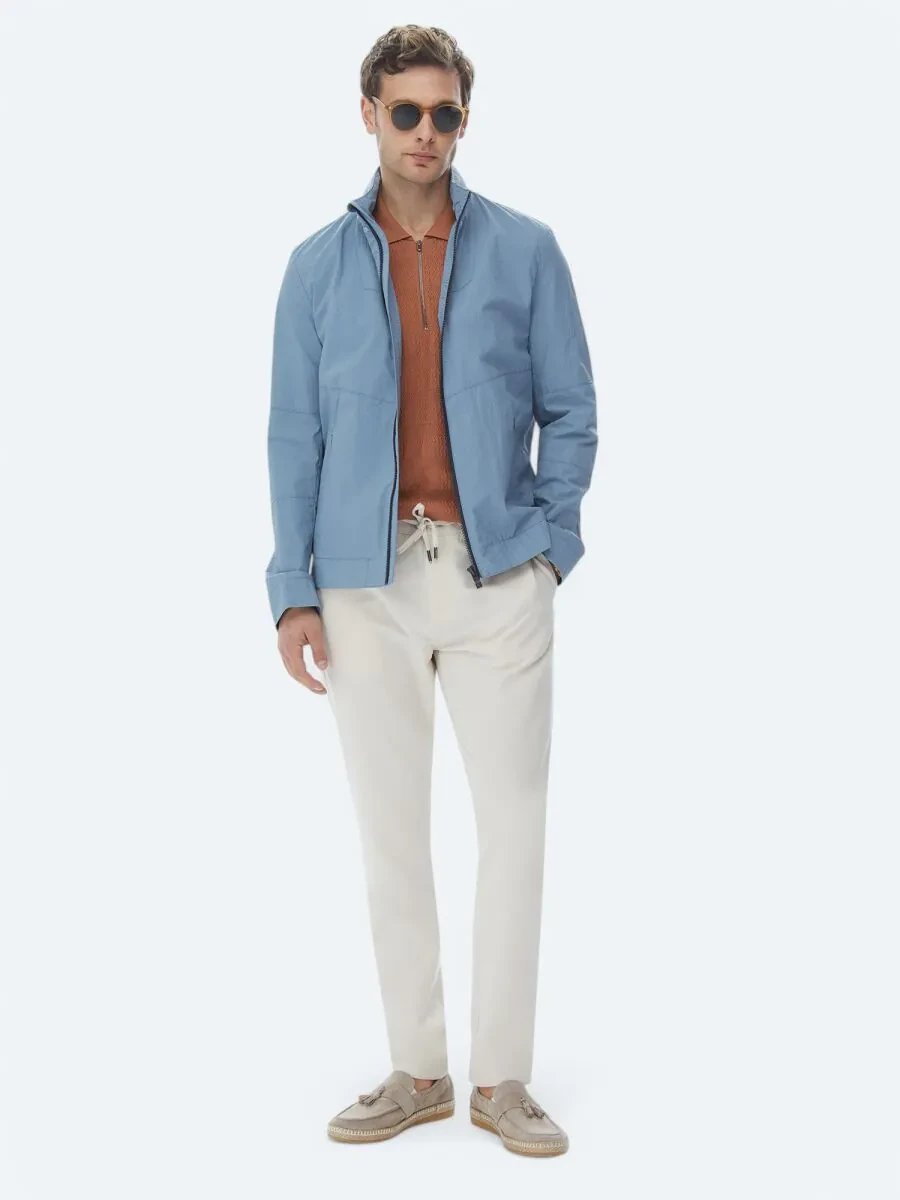 Blue Weaving Coat - 7