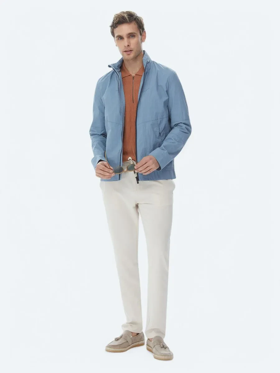 Blue Weaving Coat - 9