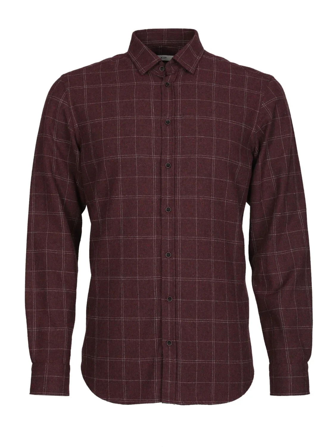 Bordo Kareli Regular Fit Dokuma Casual Pamuk Karışımlı Gömlek - 6