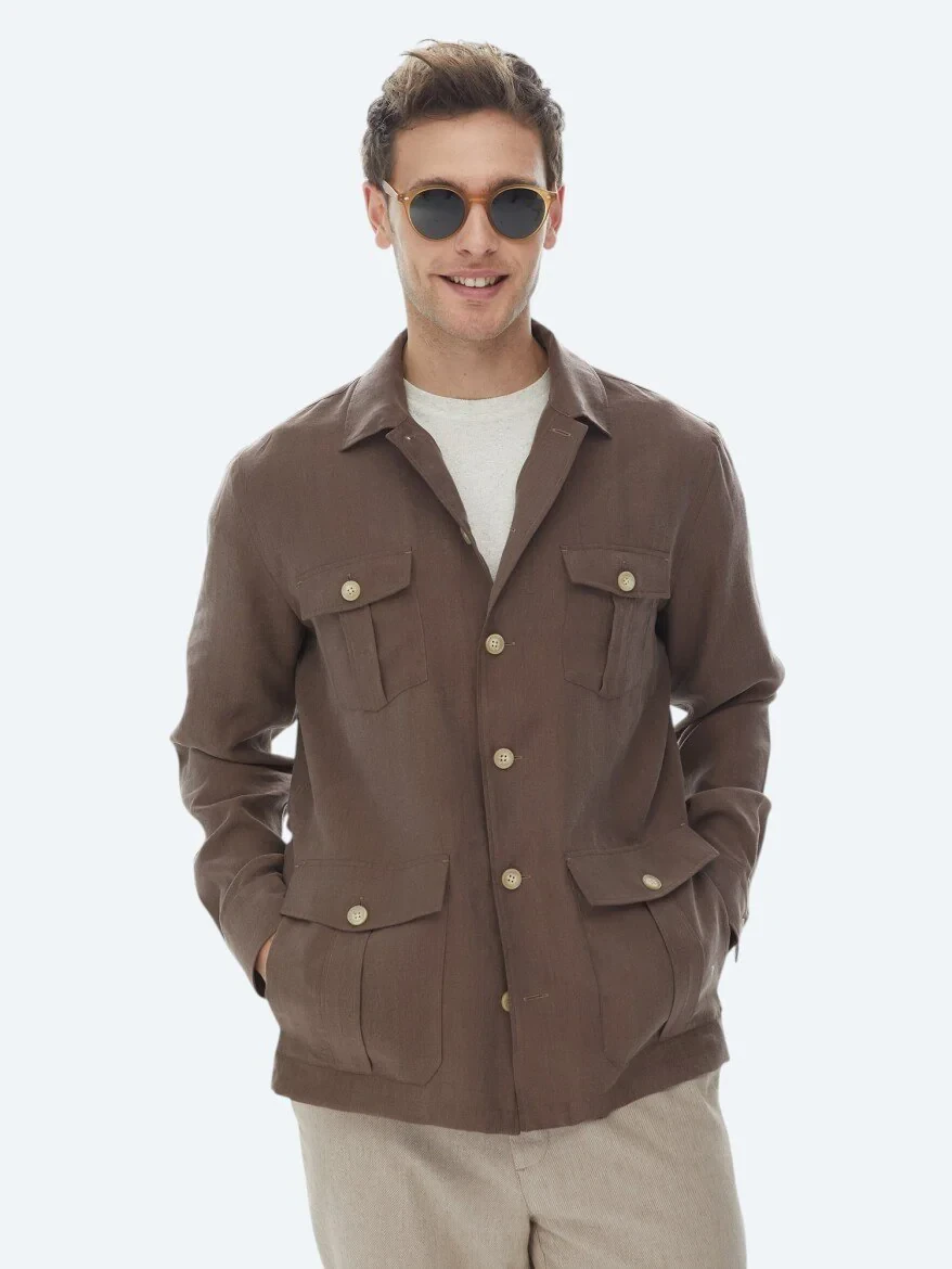 Brown Overshirt - 7