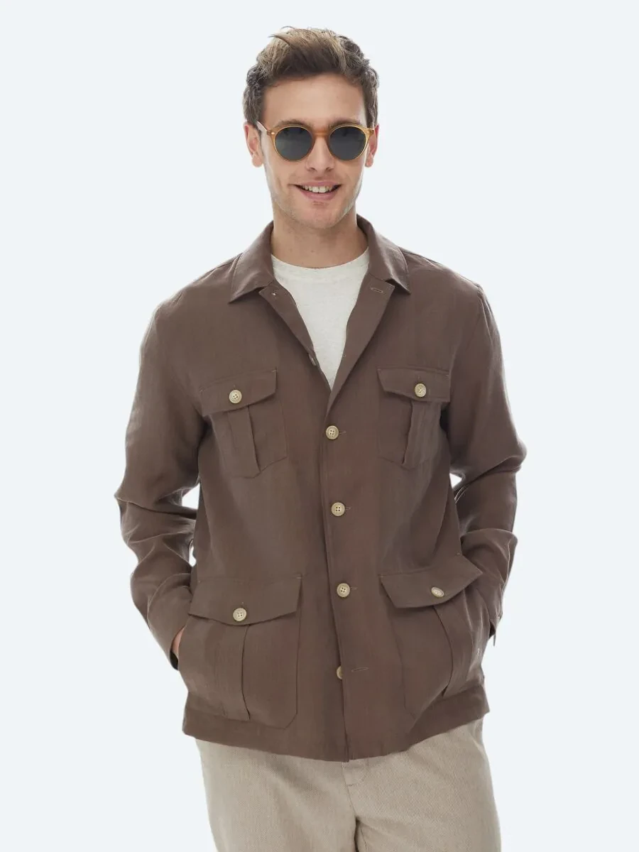 Brown Overshirt - 7