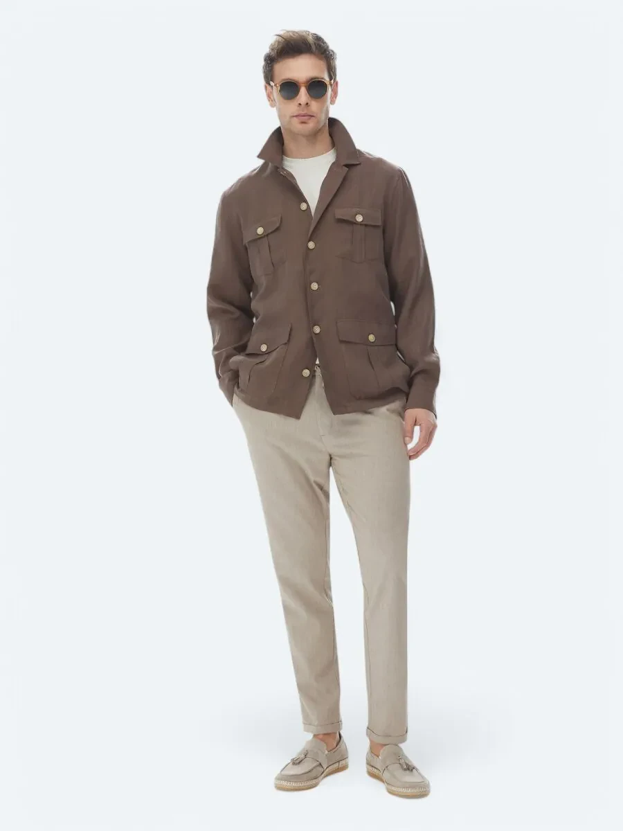 Brown Overshirt - 9