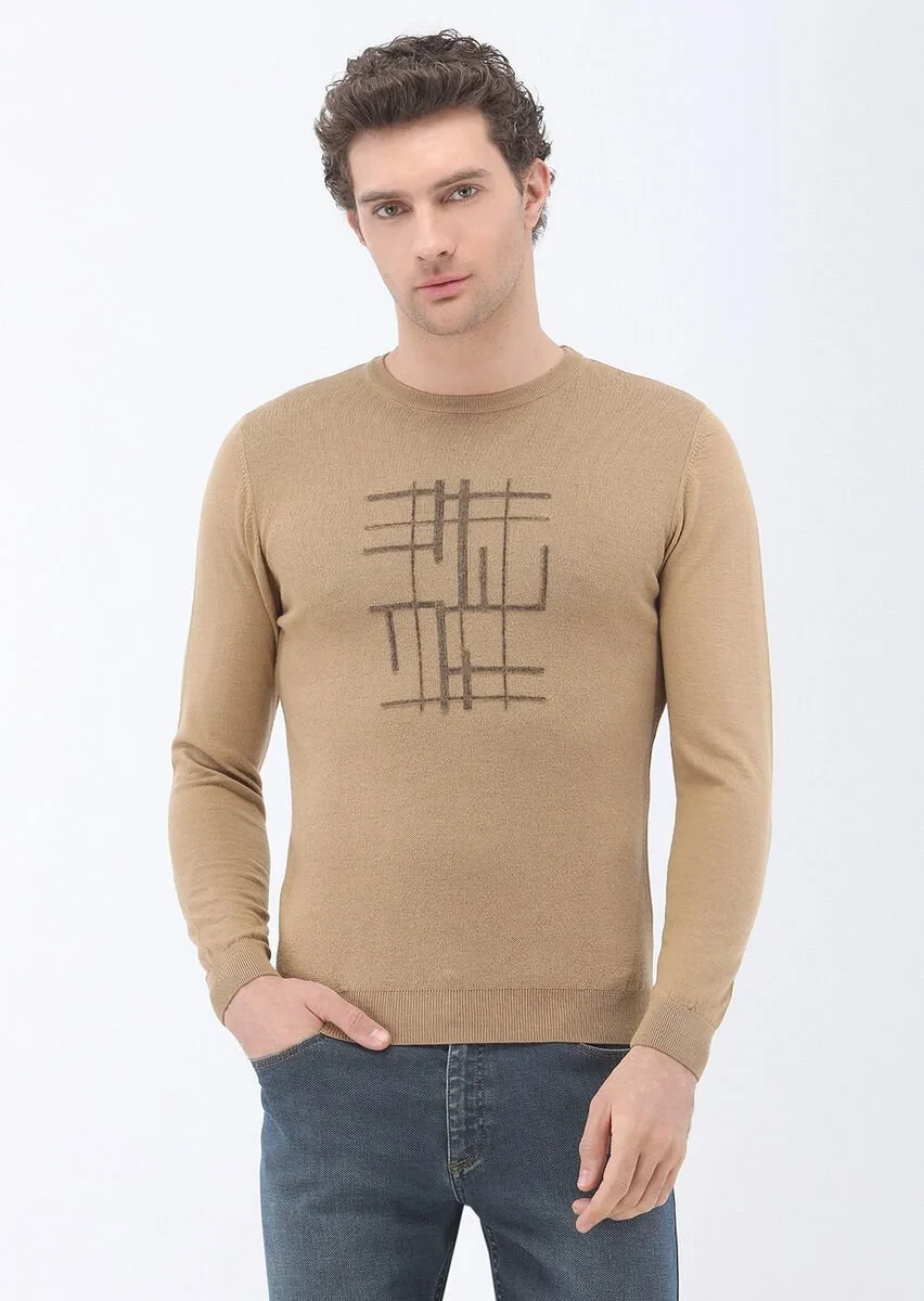 Buff Knitwear Sweatshirt - 1