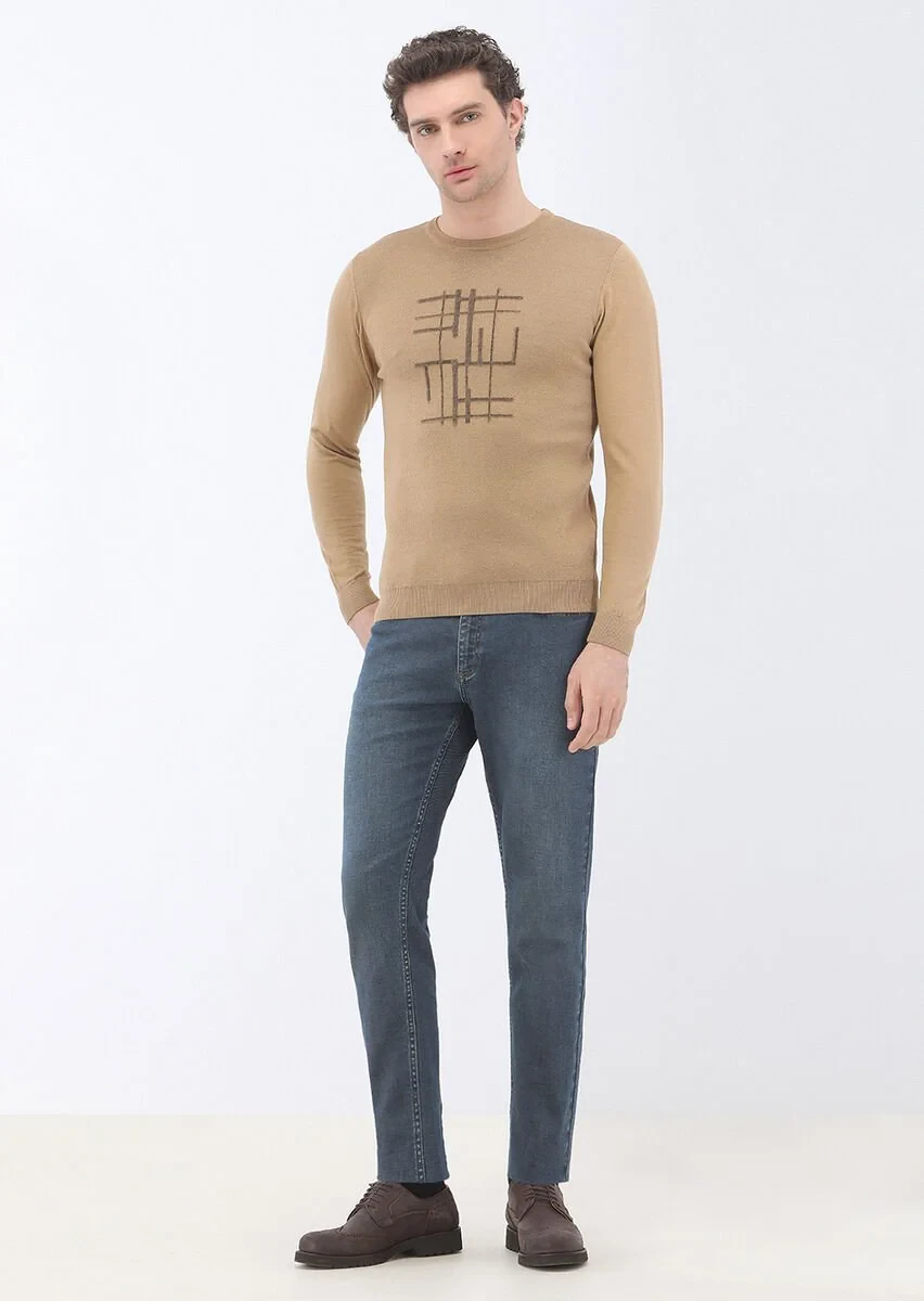 Buff Knitwear Sweatshirt - 2