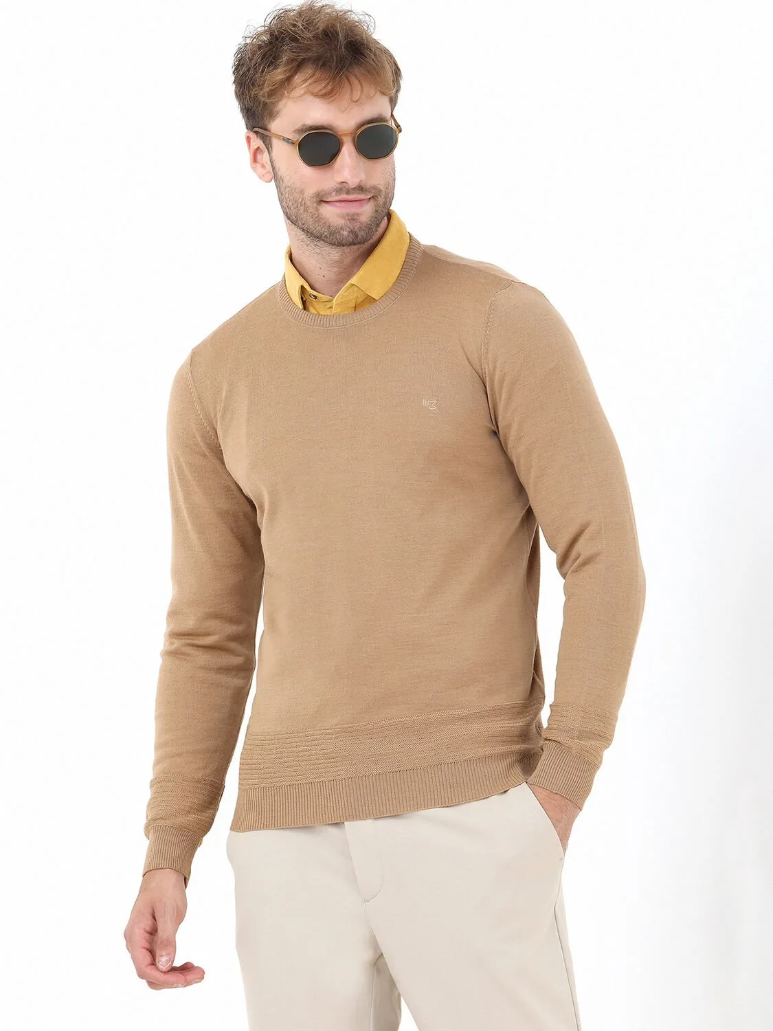 Buff Knitwear Sweatshirt - 1