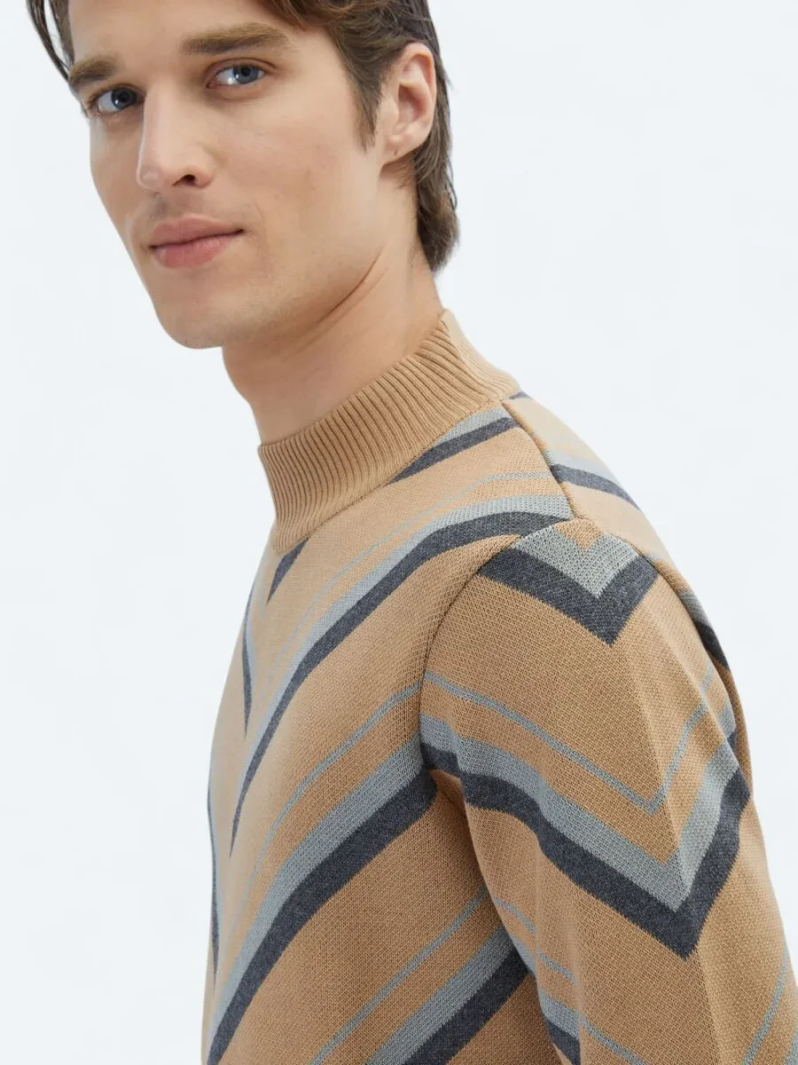 Buff Knitwear Sweatshirt - 4