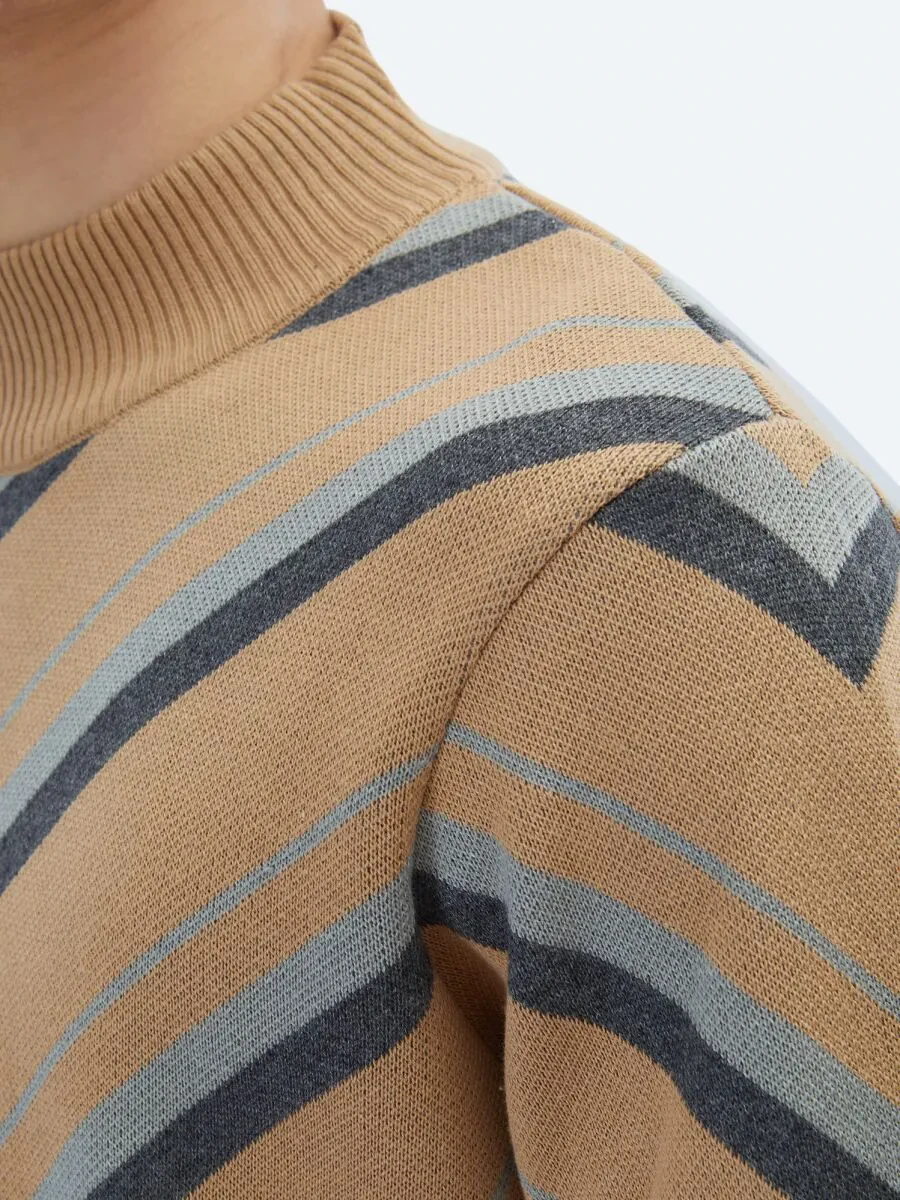 Buff Knitwear Sweatshirt - 5