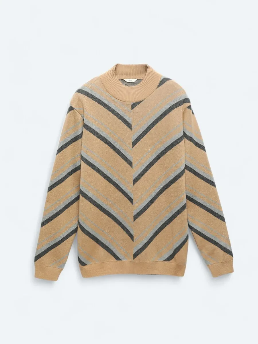 Buff Knitwear Sweatshirt - 8
