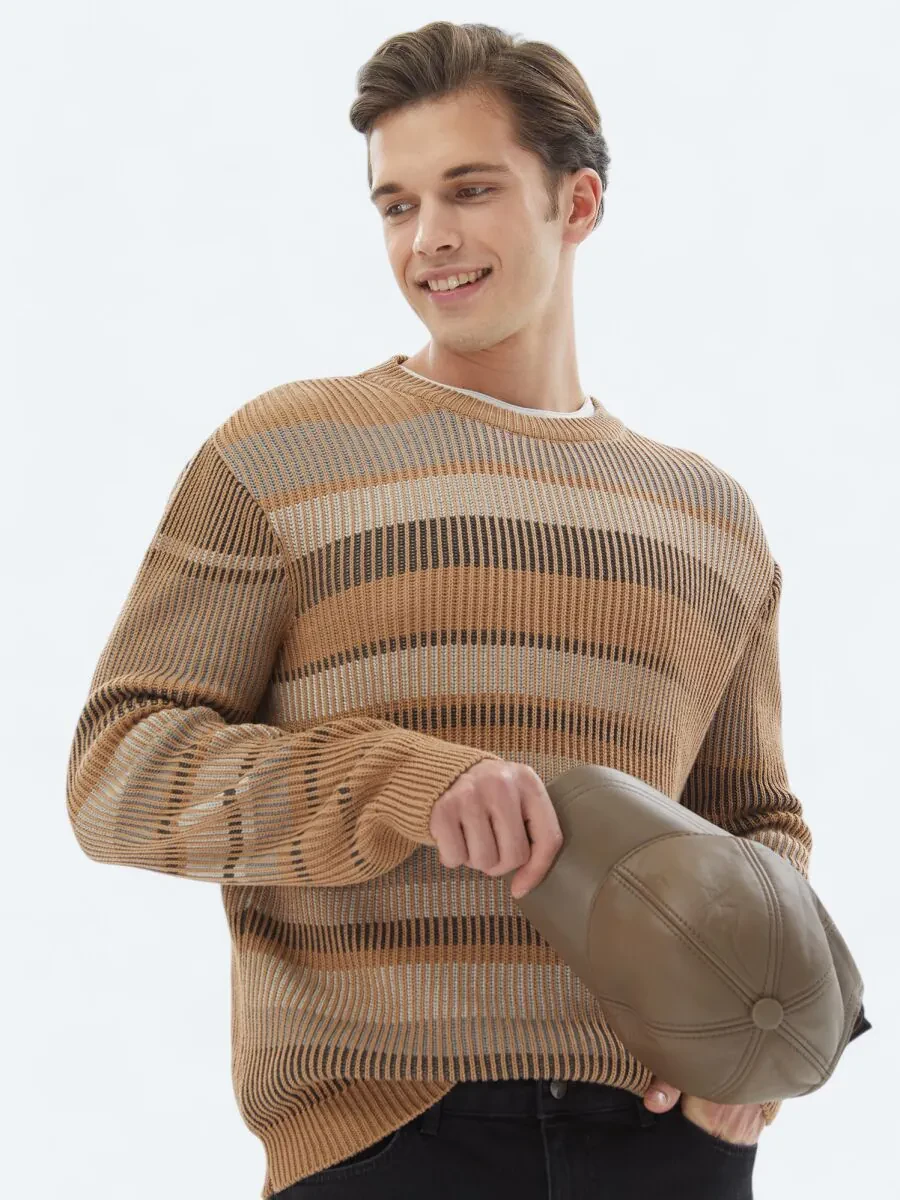 Buff Knitwear Sweatshirt - 1