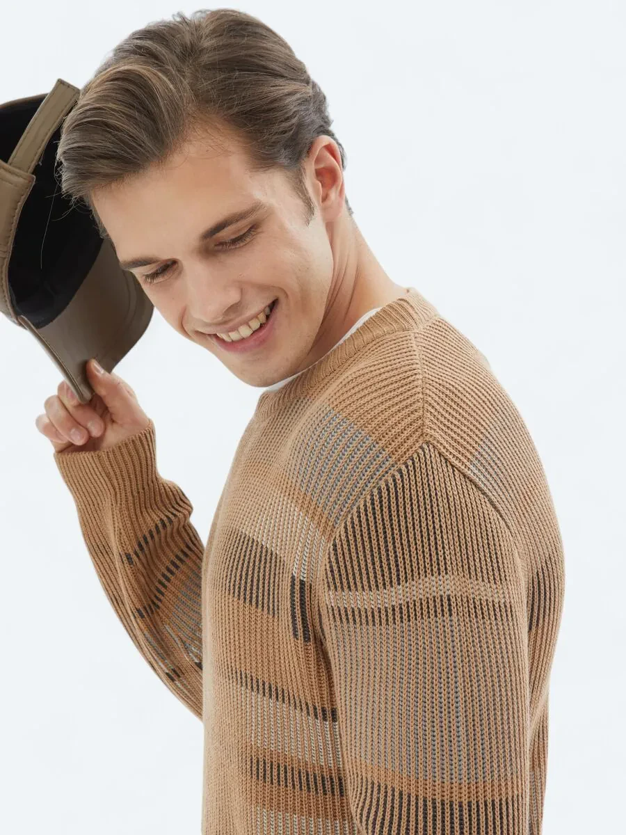 Buff Knitwear Sweatshirt - 5