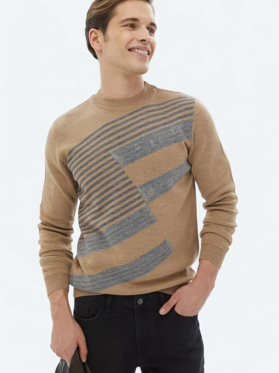 Buff Knitwear Sweatshirt - 1