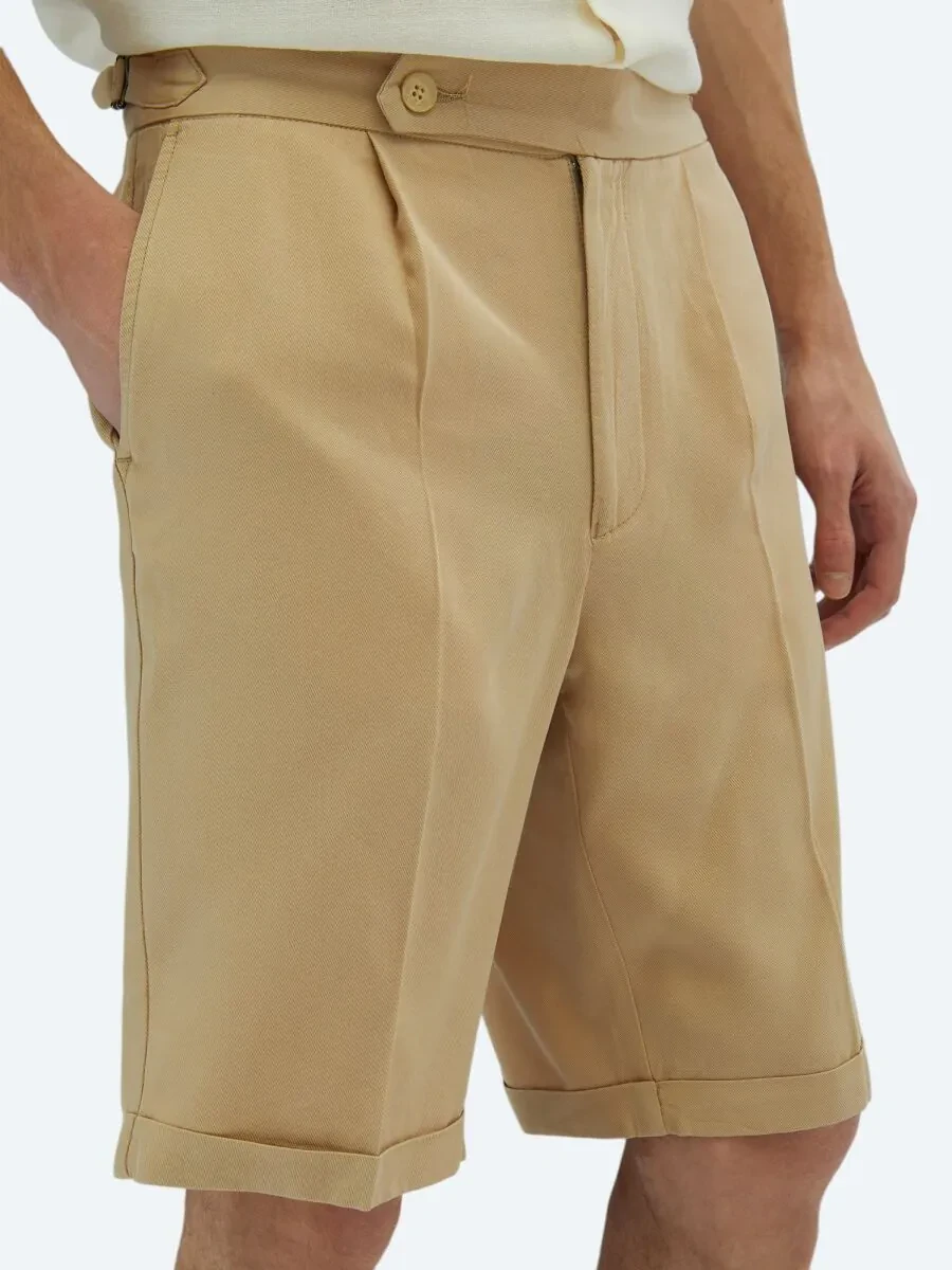 Buff Weaving Carrot Fit Casual Bermuda - 3