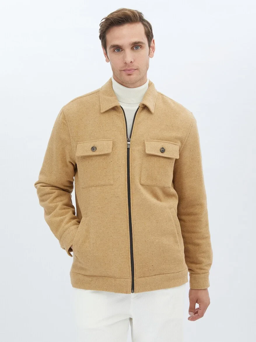 Buff Weaving Coat - 1