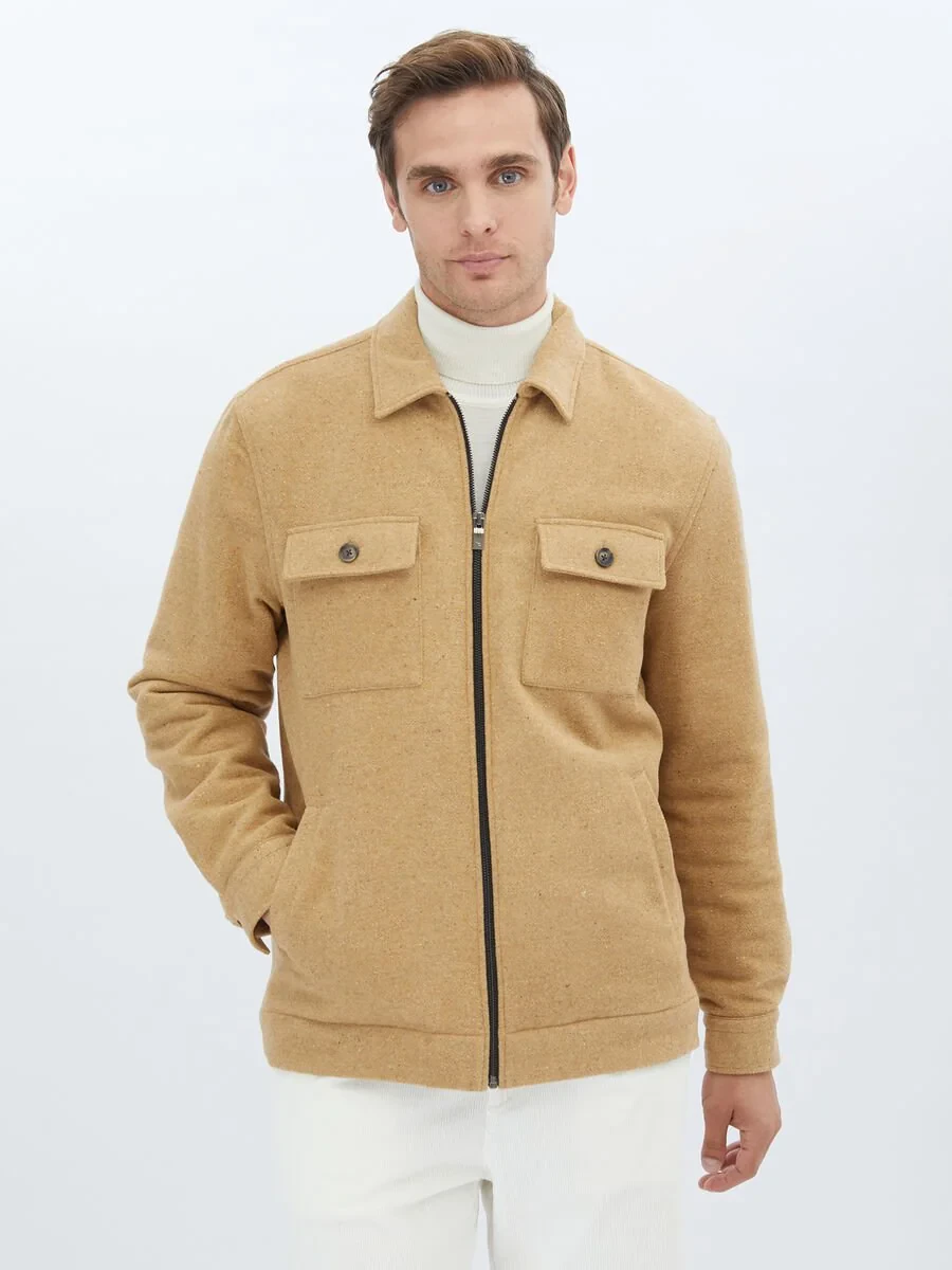 Buff Weaving Coat - 1