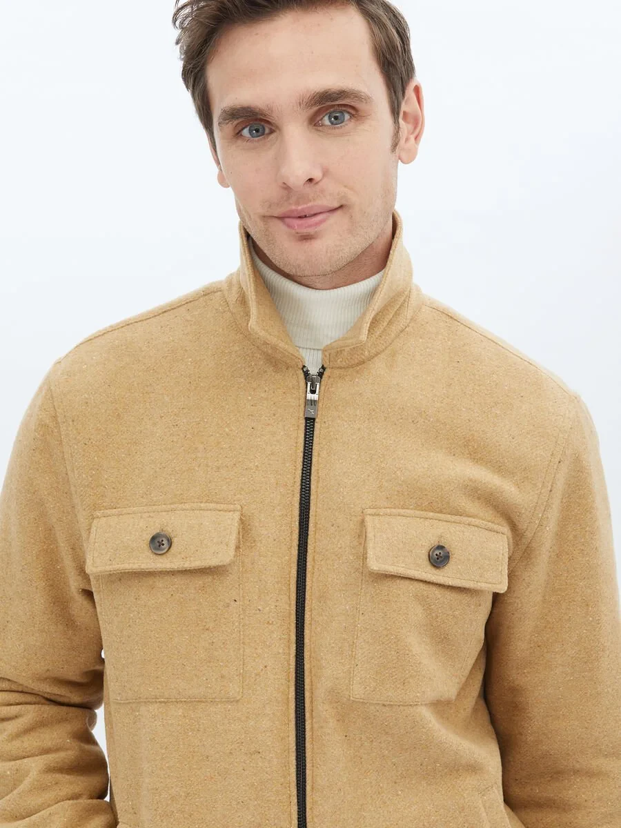 Buff Weaving Coat - 3