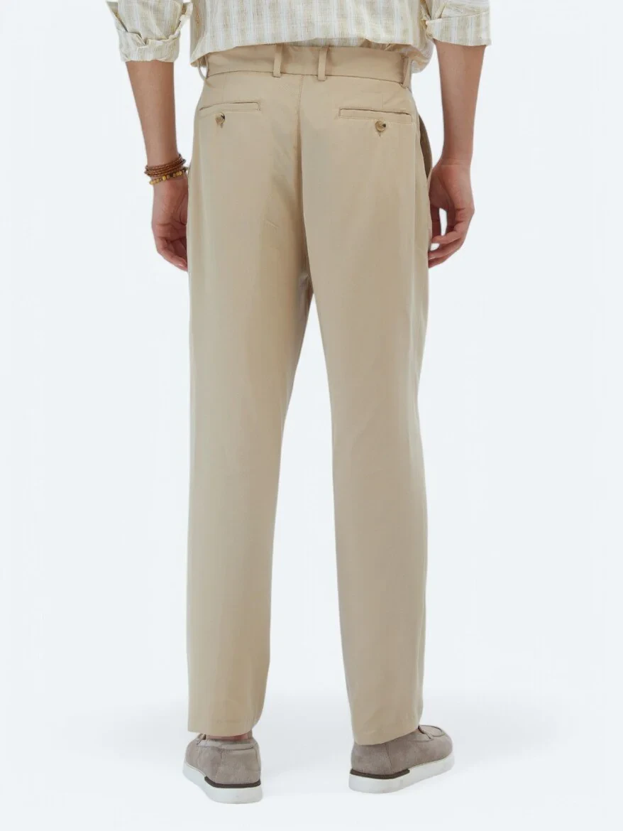 Buff Weaving Loose Fit Casual Trousers - 5
