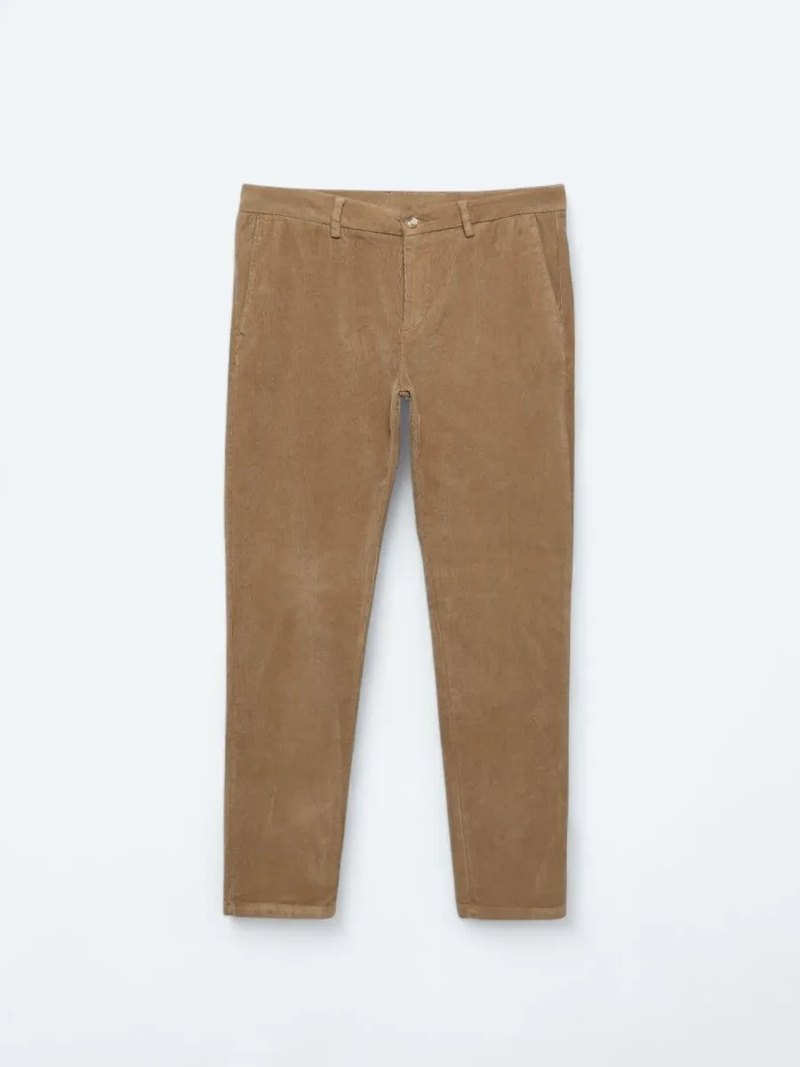 Buff Weaving Regular Fit Casual Cotton Blended Trousers - 5