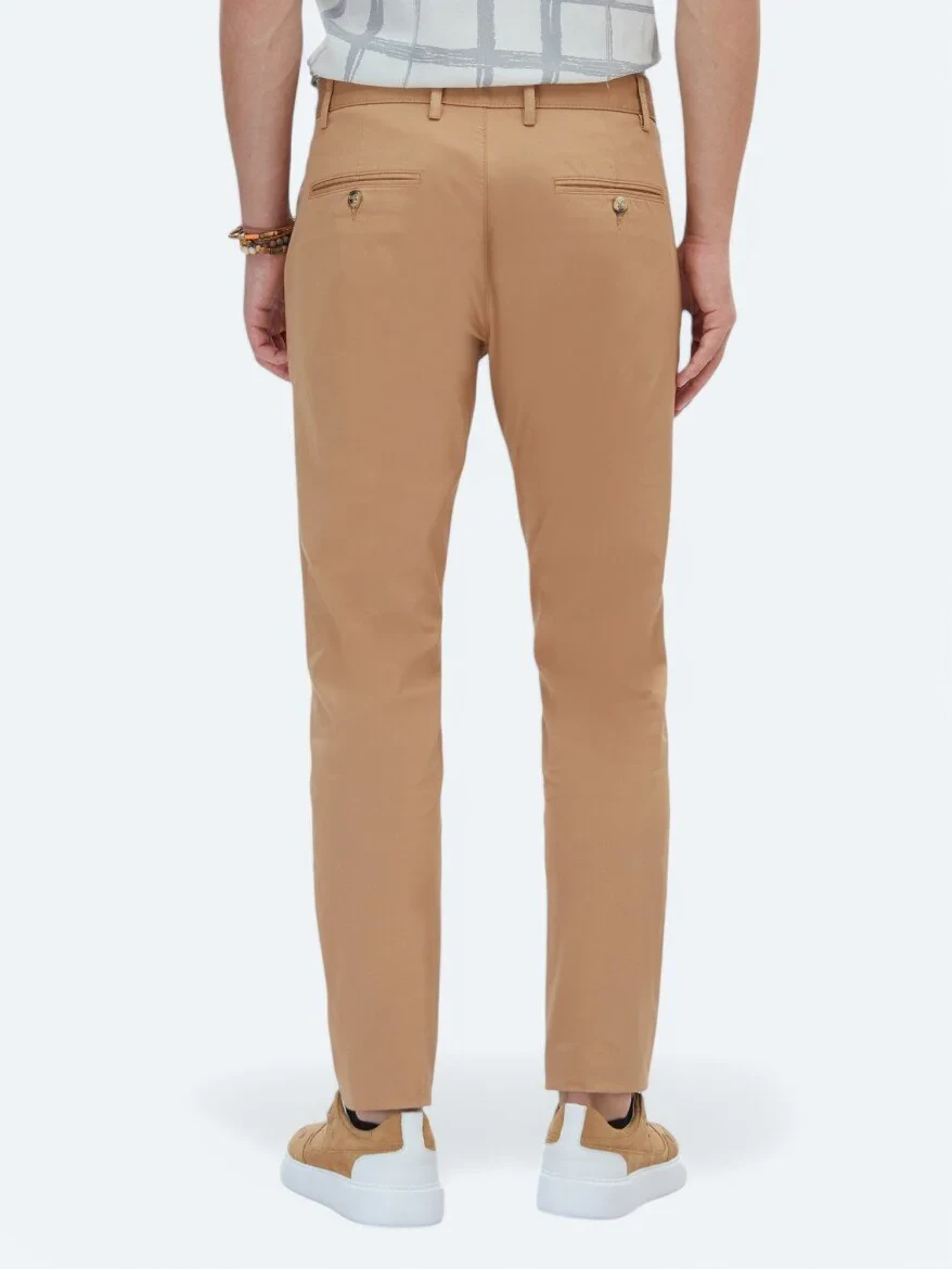 Buff Weaving Regular Fit Casual Cotton Blended Trousers 