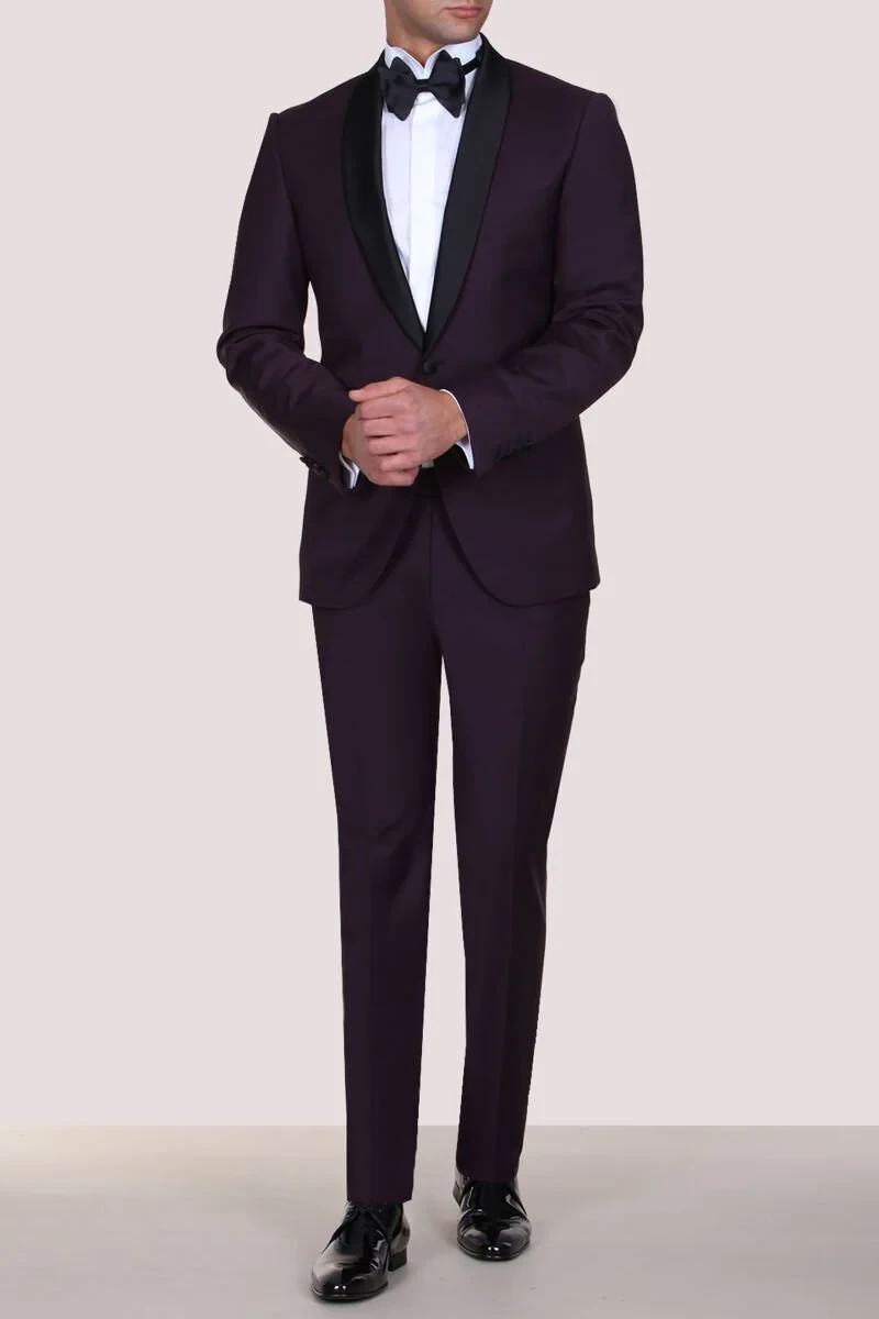 Burgundy Tuxedo - 3