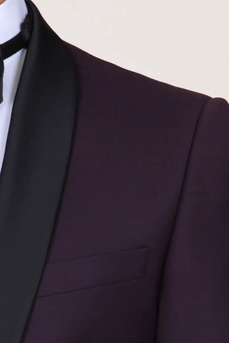 Burgundy Tuxedo - 4
