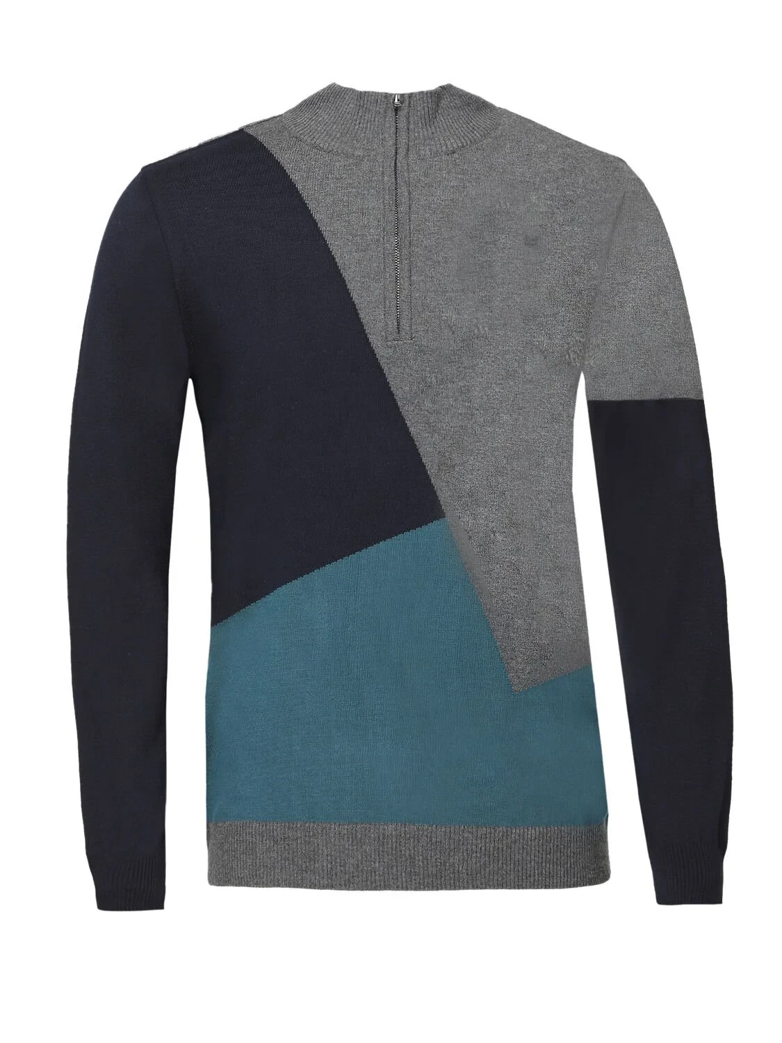 Dark Grey Knitwear Sweatshirt - 6