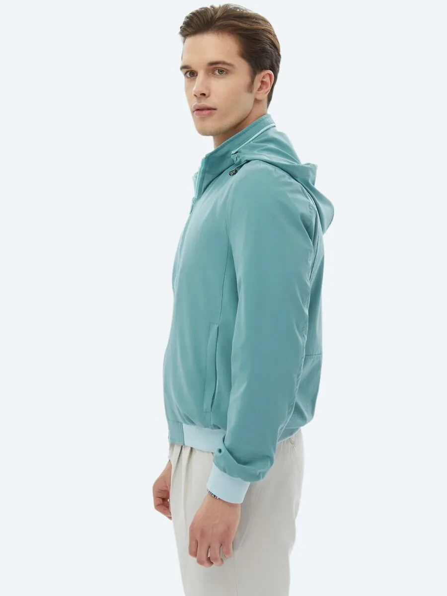 Dark Mint Weaving Coat - 6
