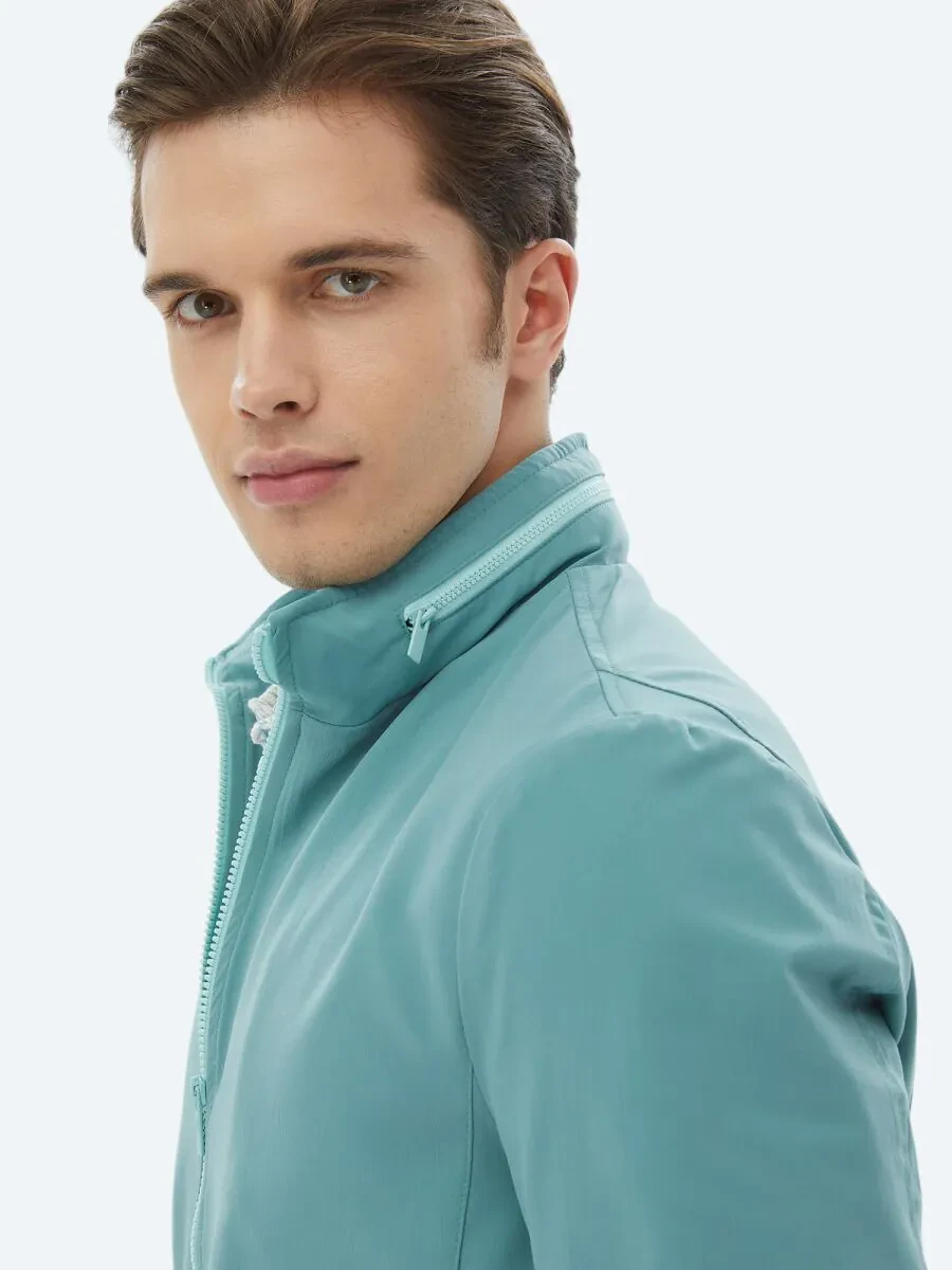 Dark Mint Weaving Coat - 8